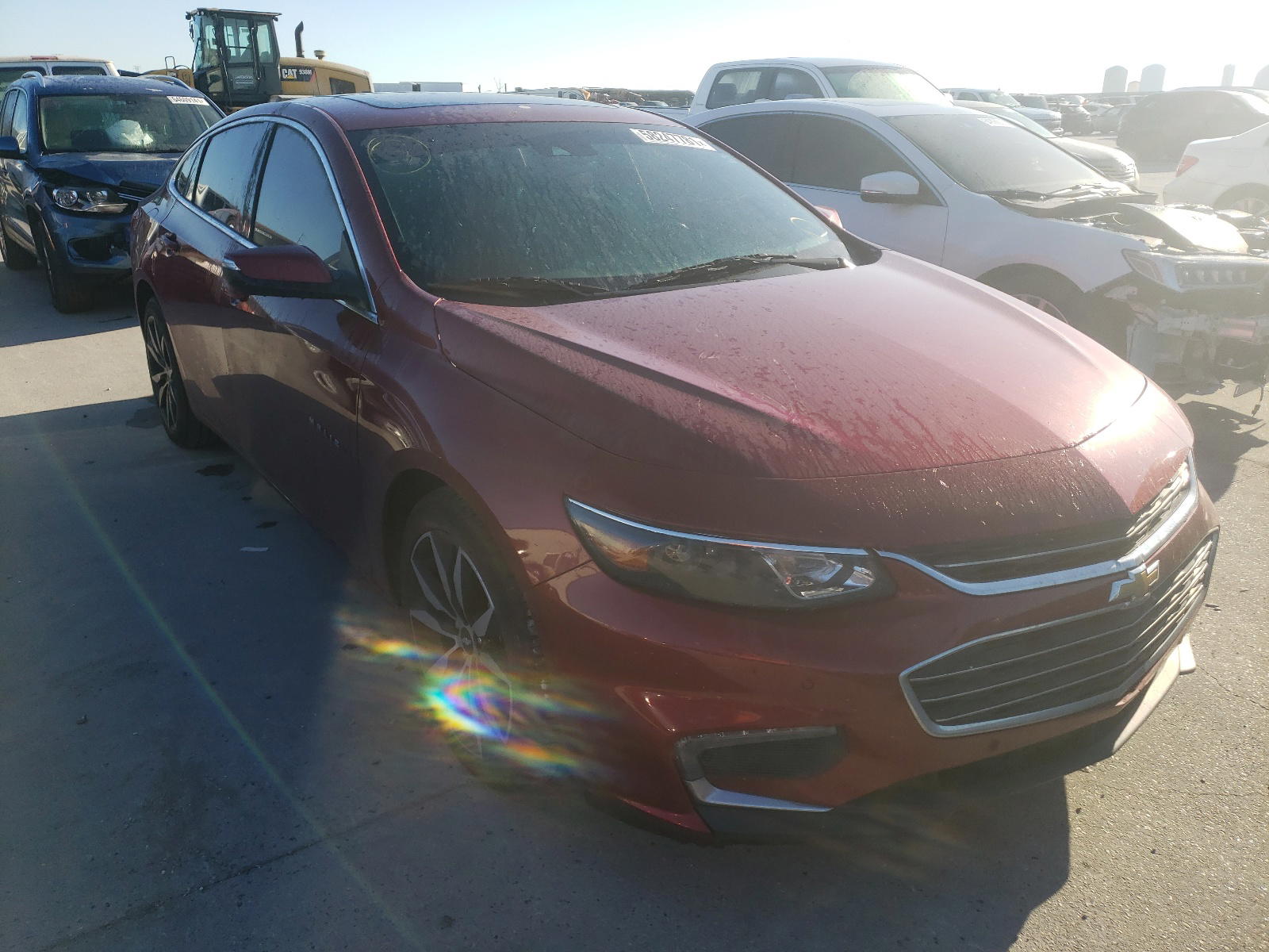 CHEVROLET MALIBU LT 2017 with VIN 1G1ZE5ST5HF242555 - Photo from auction