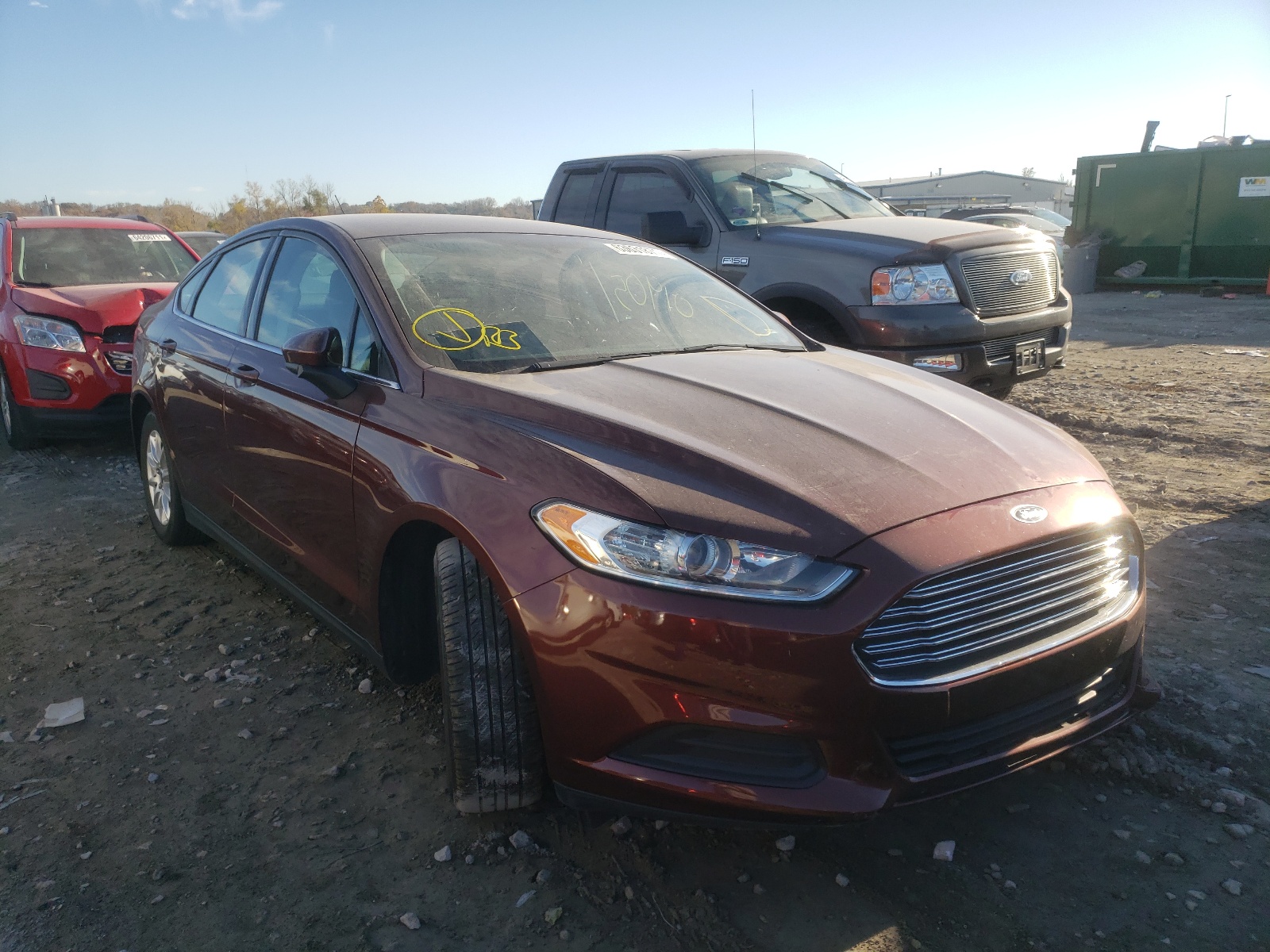 Photo 1 from auction – 2015 FORD FUSION S with VIN 3FA6P0G79FR150874