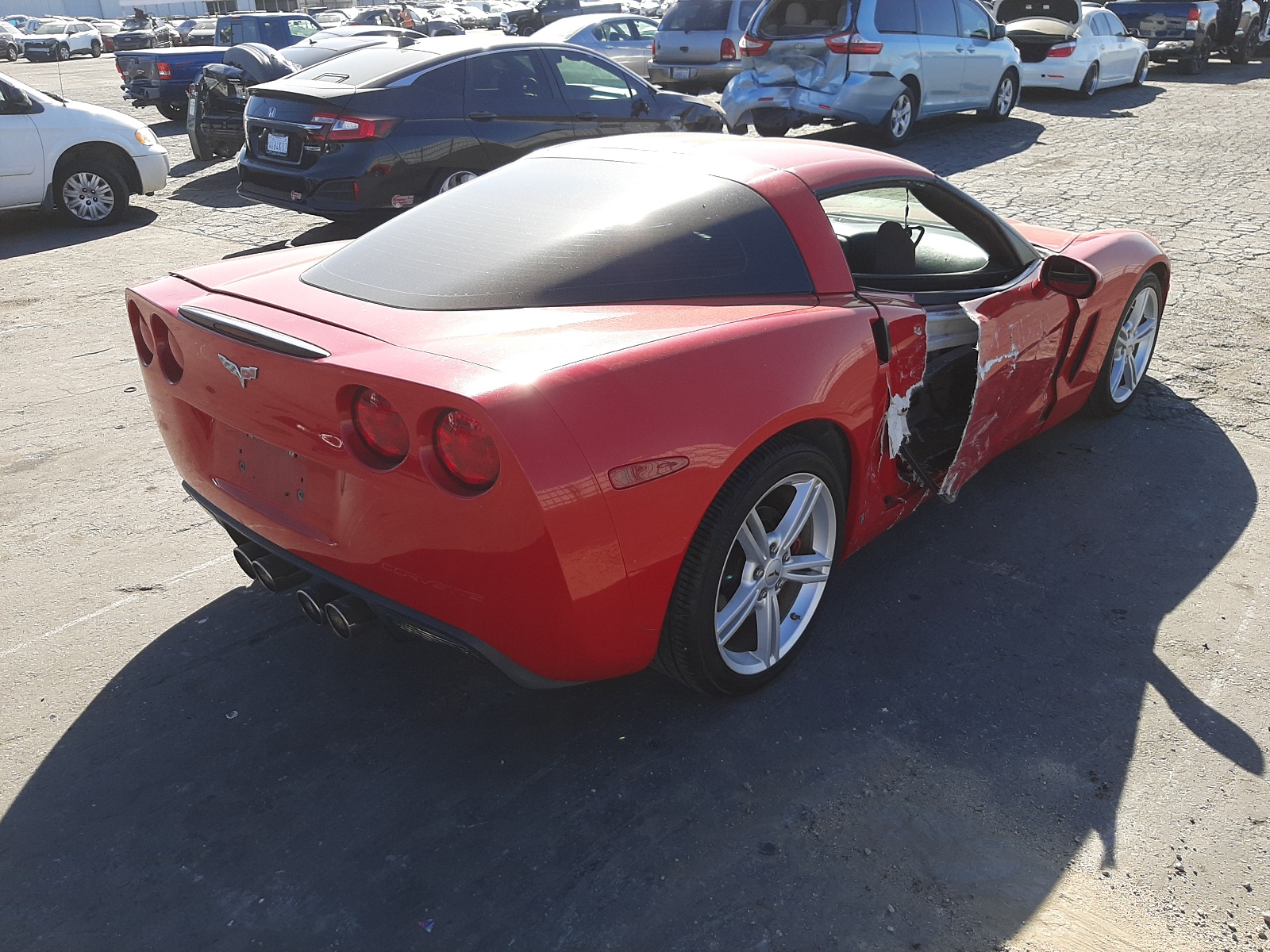 Photo 4 from auction – 2008 CHEVROLET CORVETTE with VIN 1G1YY25W785111642
