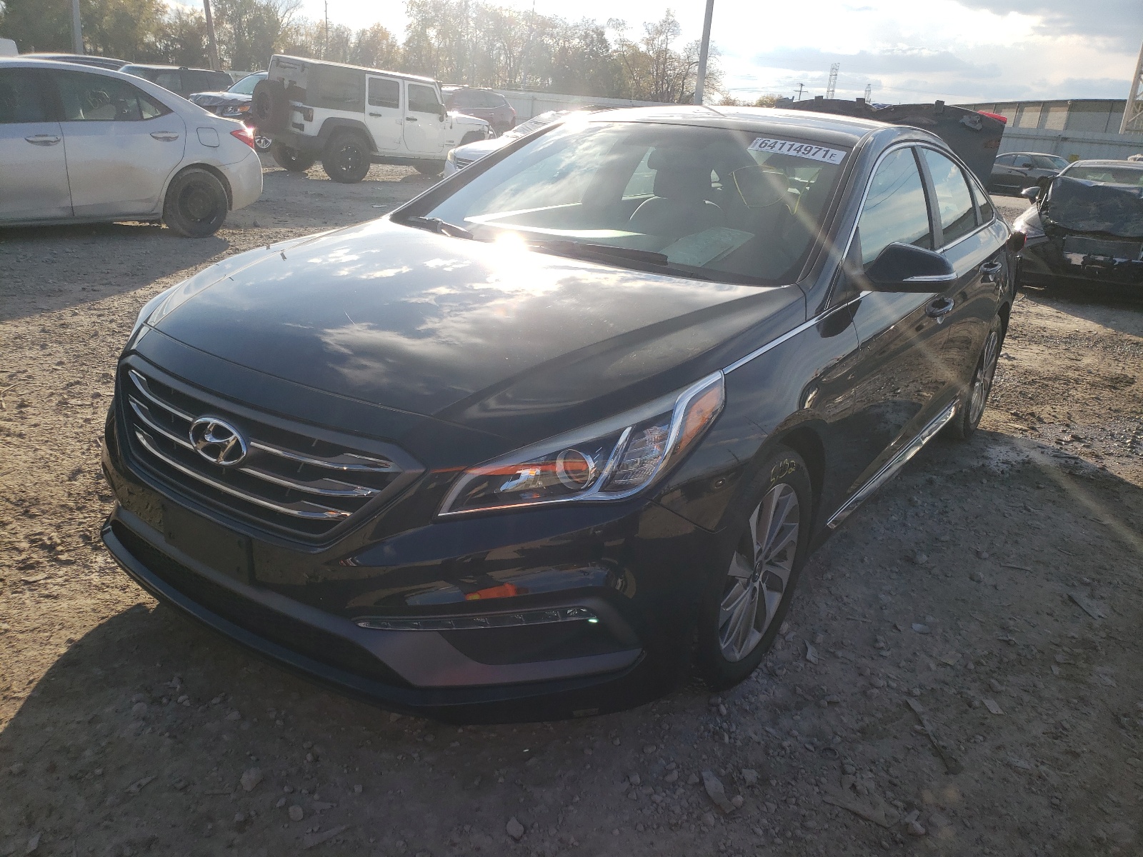 Photo 2 from auction – 2016 HYUNDAI SONATA SPO with VIN 5NPE34AF1GH268608