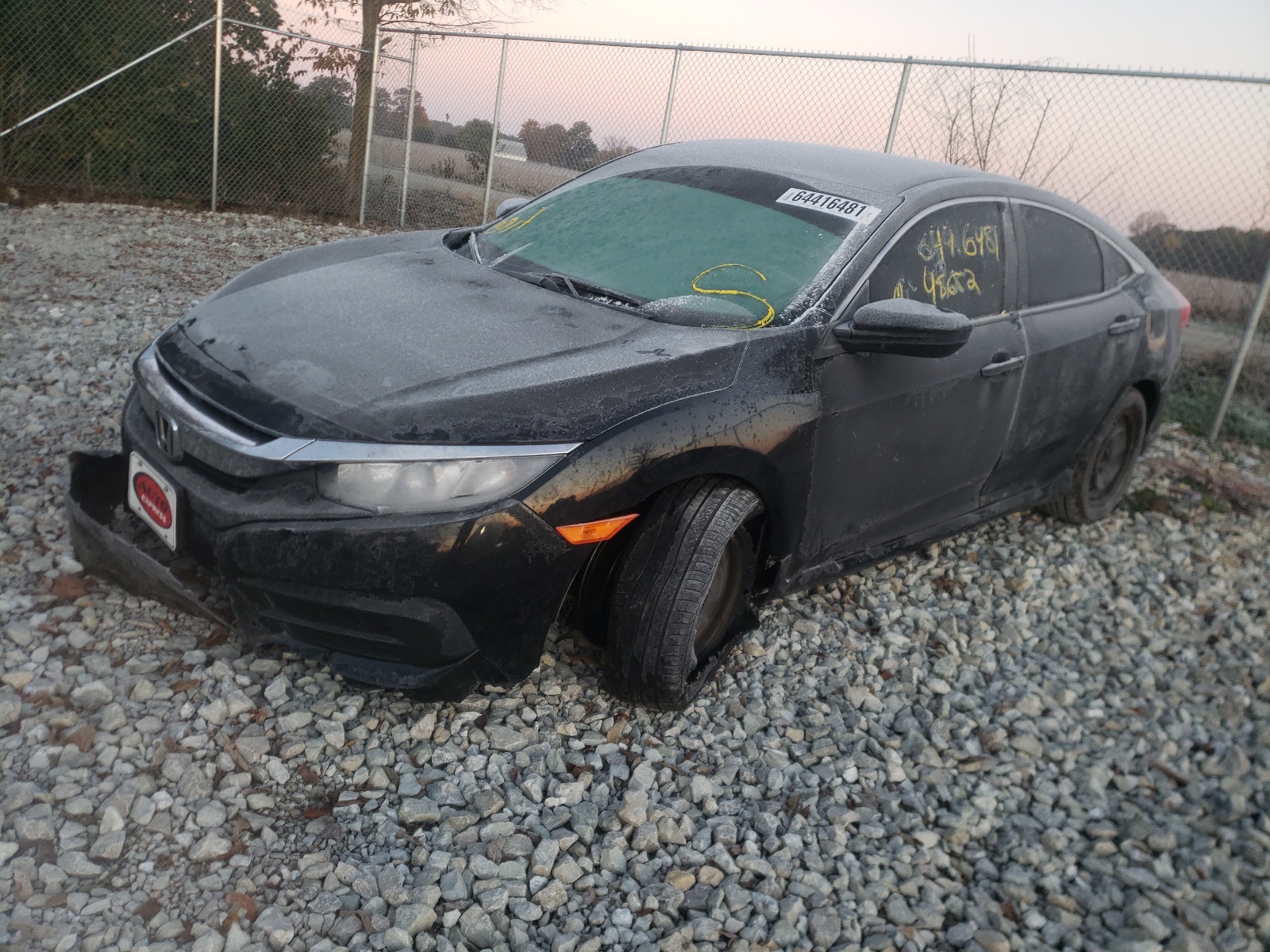 Photo 2 from auction – 2017 HONDA CIVIC LX with VIN 2HGFC2F57HH522763