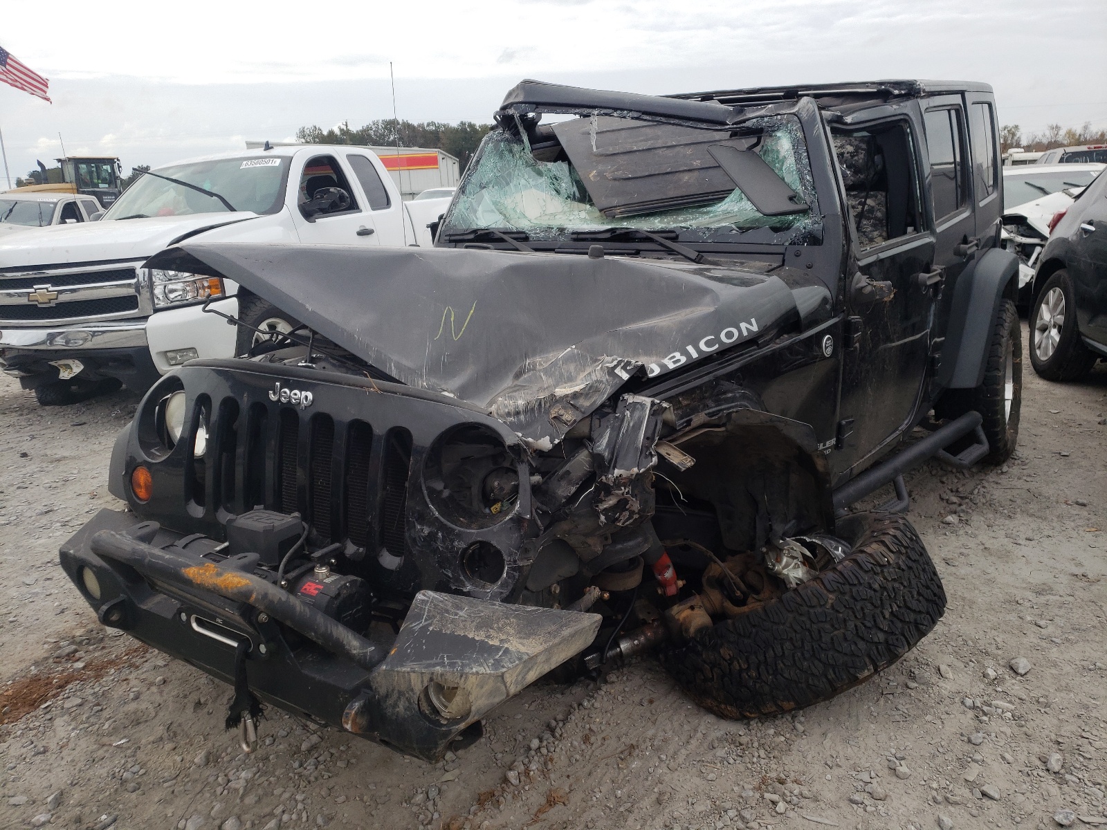 Photo 2 from auction – 2008 JEEP WRANGLER with VIN 1J4GA69148L631283