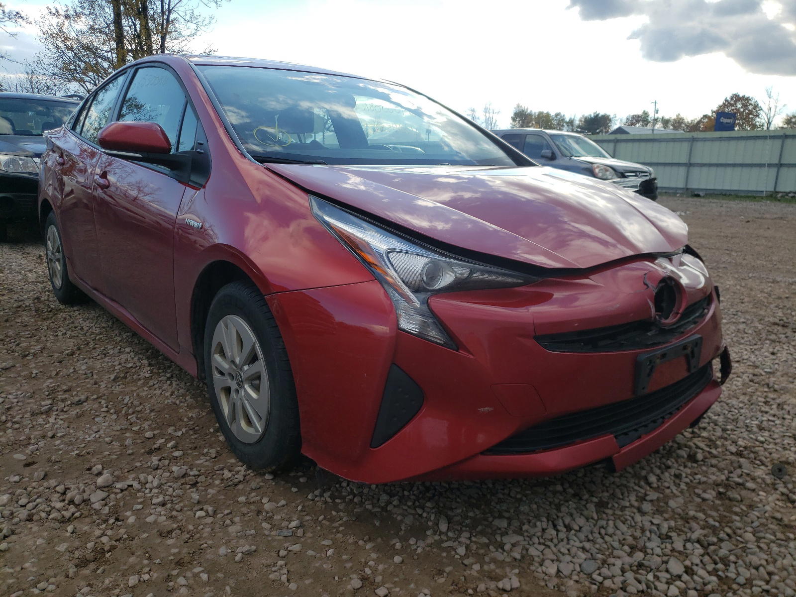 TOYOTA PRIUS 2016 with VIN JTDKBRFU0G3514540 - Photo from auction