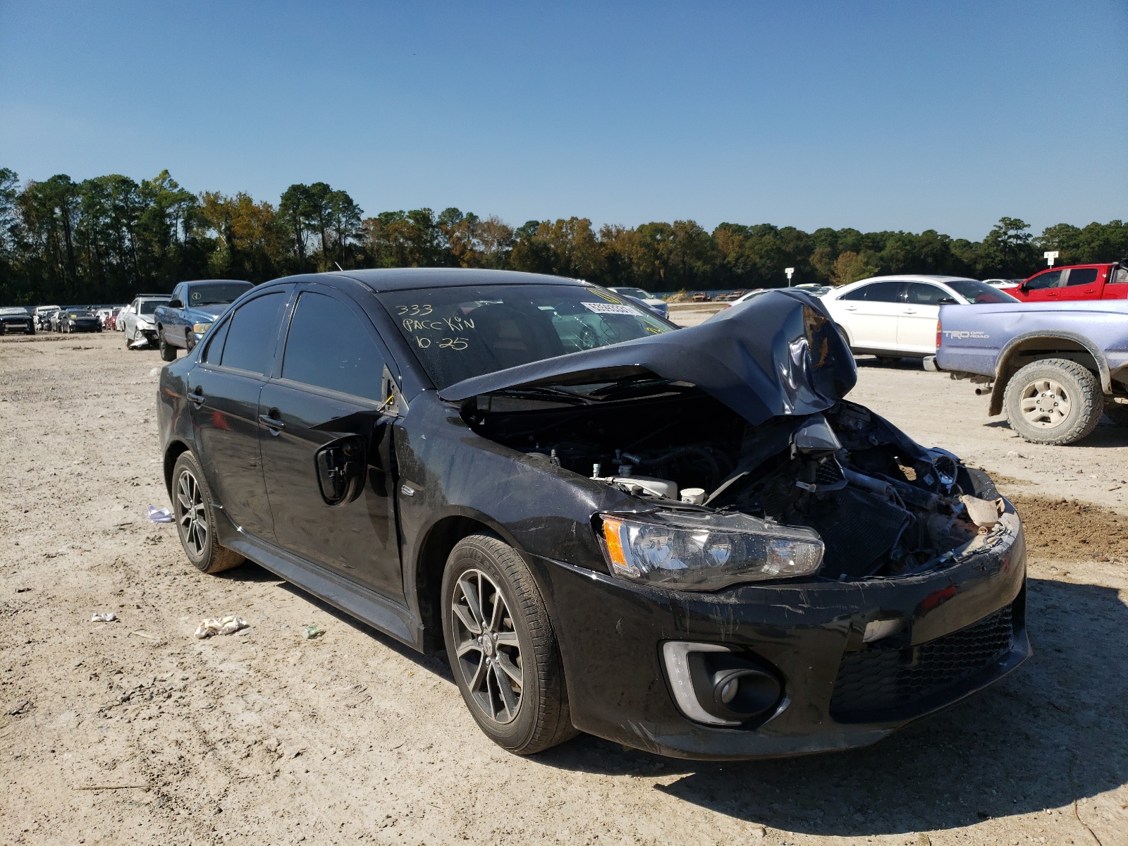MITSUBISHI LANCER ES 2017 with VIN JA32U2FU4HU004073 - Photo from auction