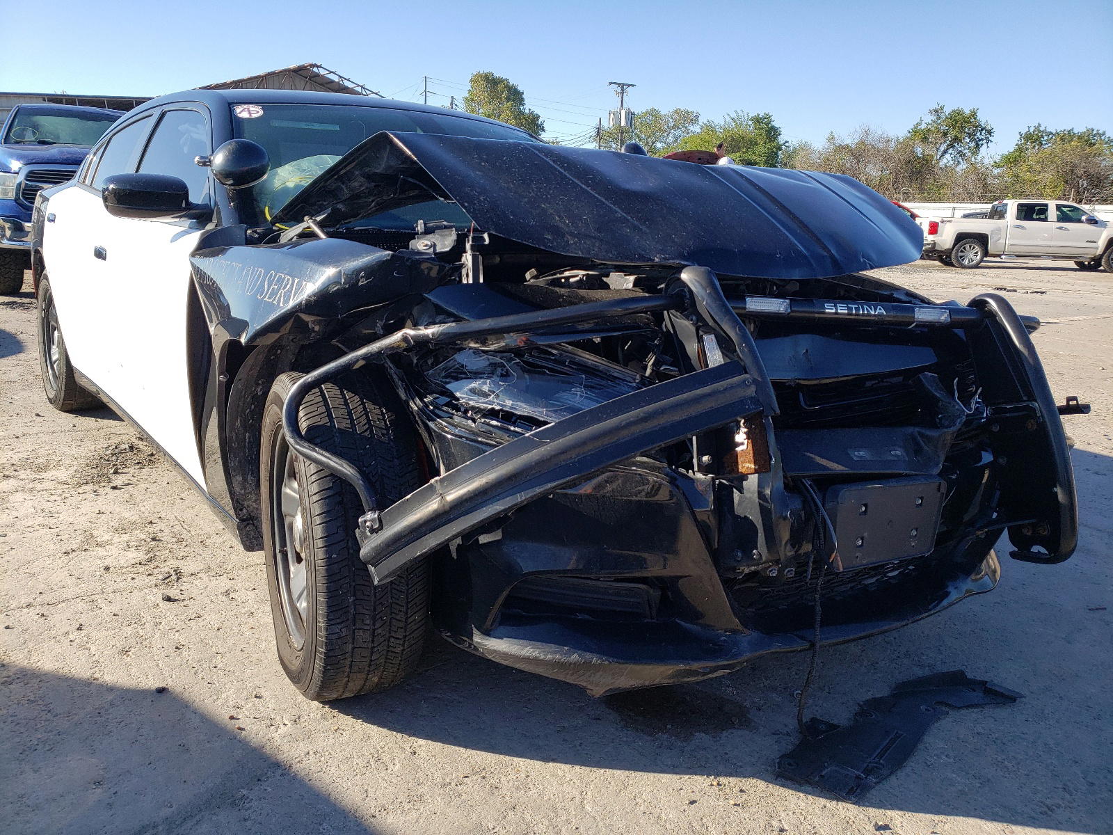 DODGE CHARGER PO 2016 with VIN 2C3CDXATXGH163607 - Photo from auction