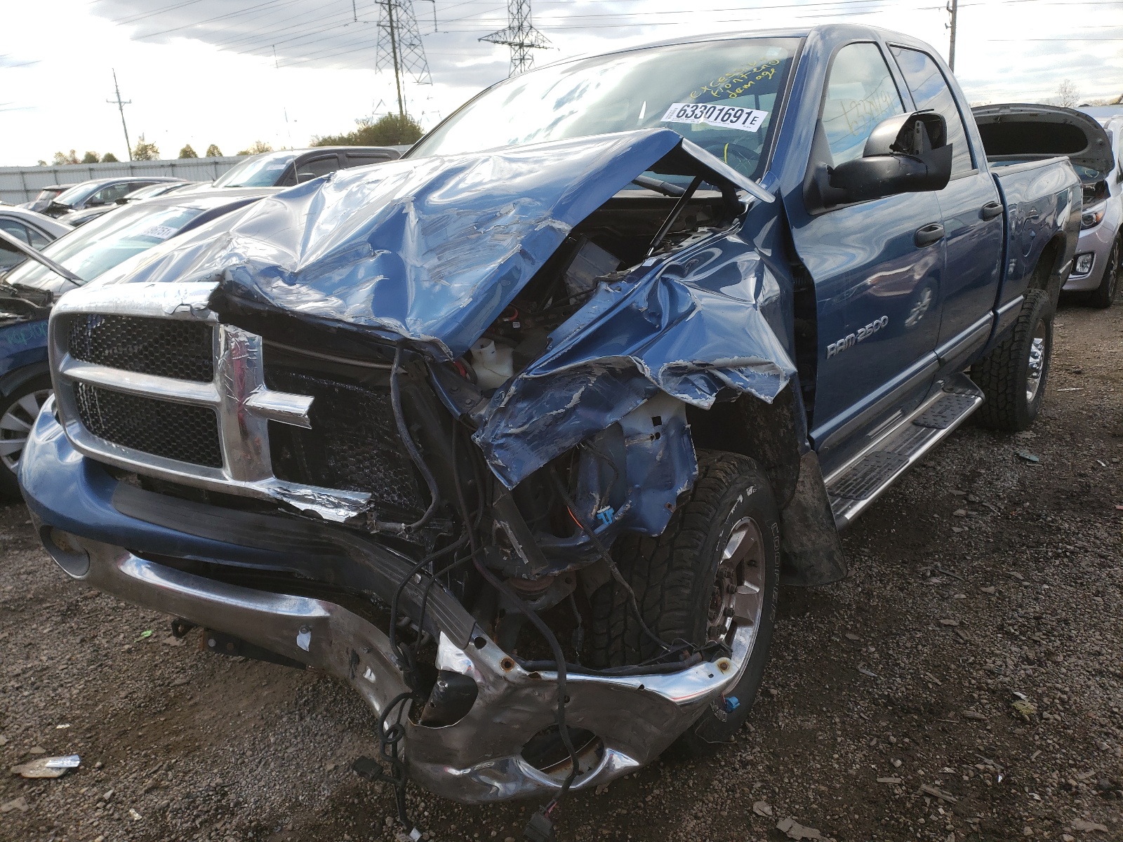 Photo 2 from auction – 2005 DODGE RAM 2500 S with VIN 3D7KS28CX5G837960