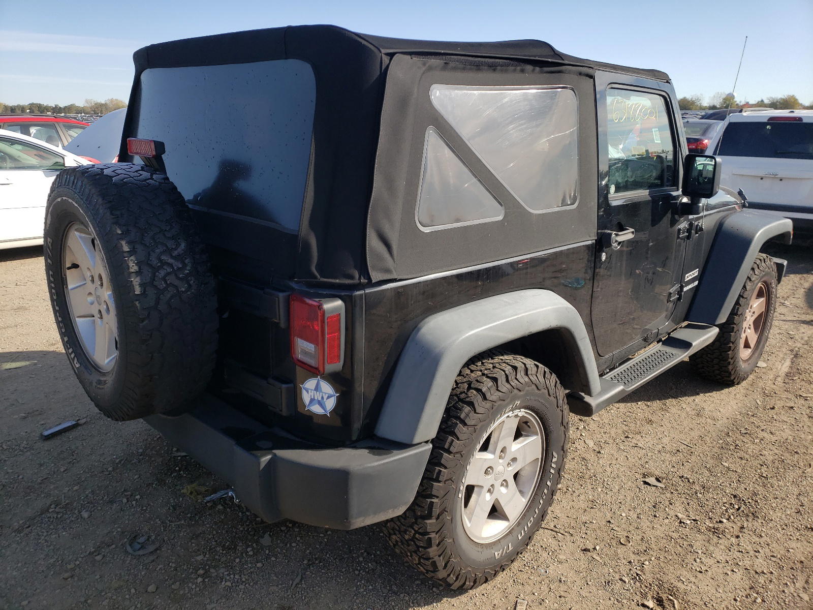Photo 4 from auction – 2011 JEEP WRANGLER S with VIN 1J4GA2D15BL511578