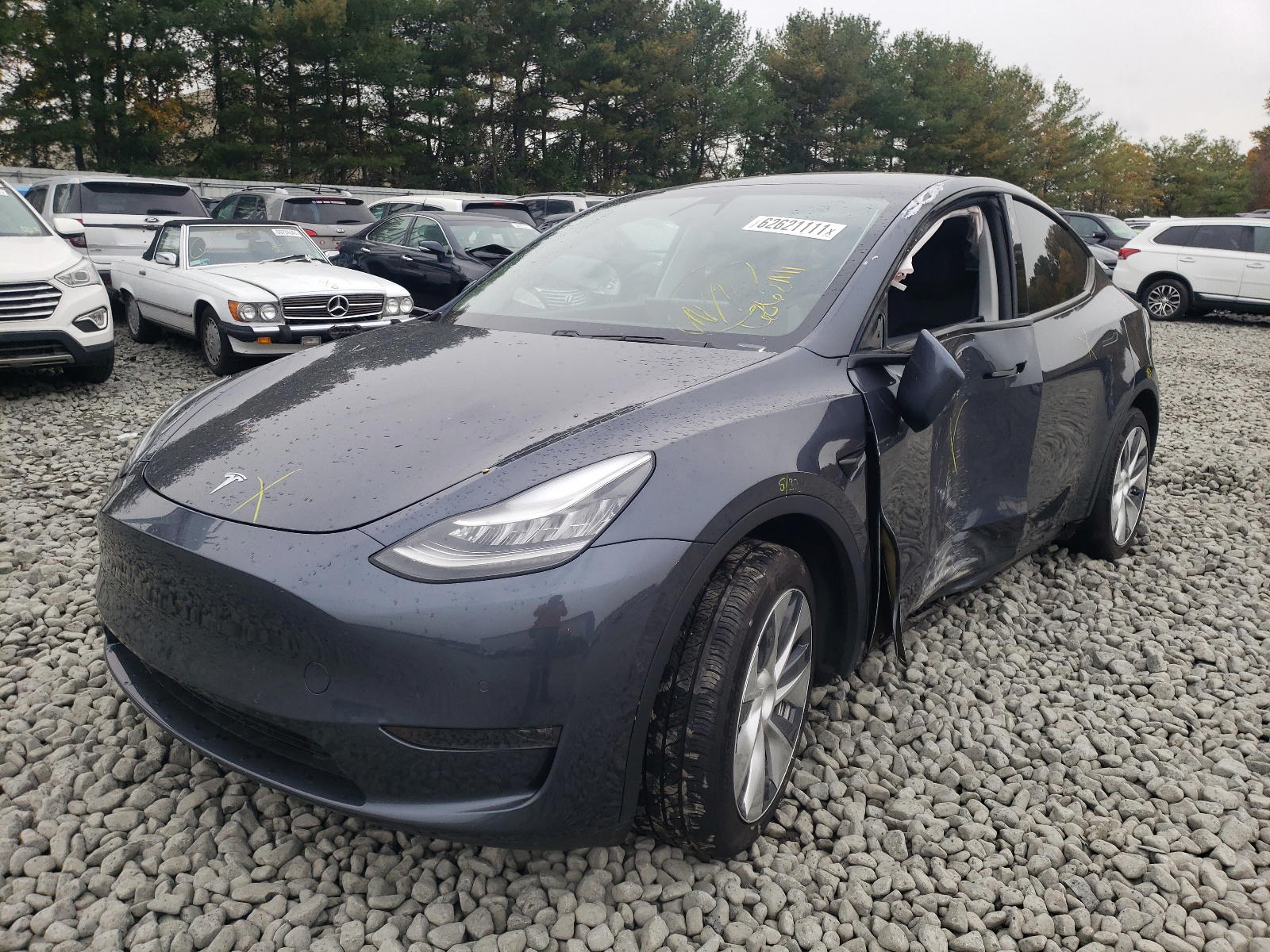 Photo 2 from auction – 2020 TESLA MODEL Y with VIN 5YJYGDEE7LF008967