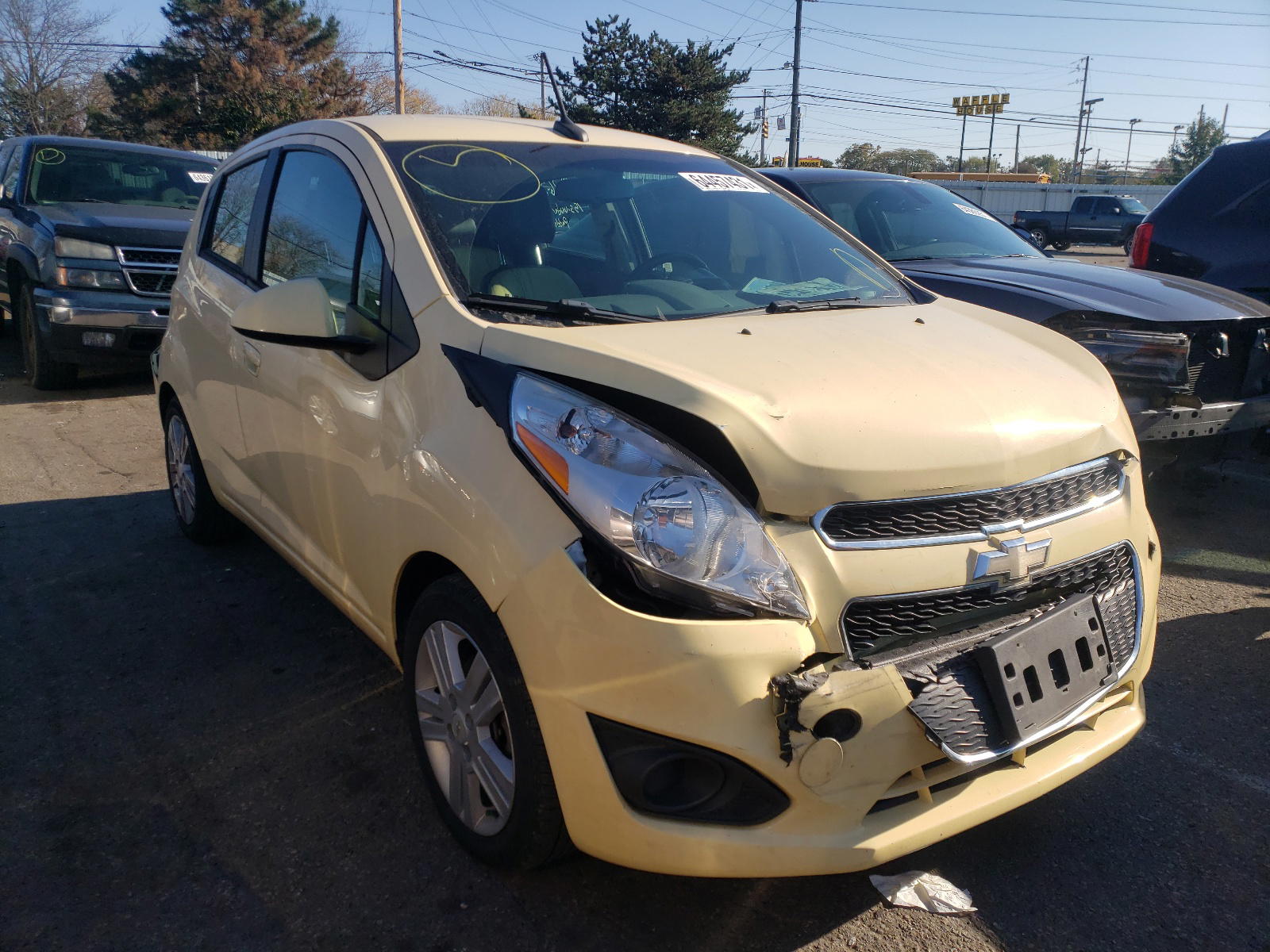 CHEVROLET SPARK LS 2014 with VIN KL8CB6S9XEC456155 - Photo from auction
