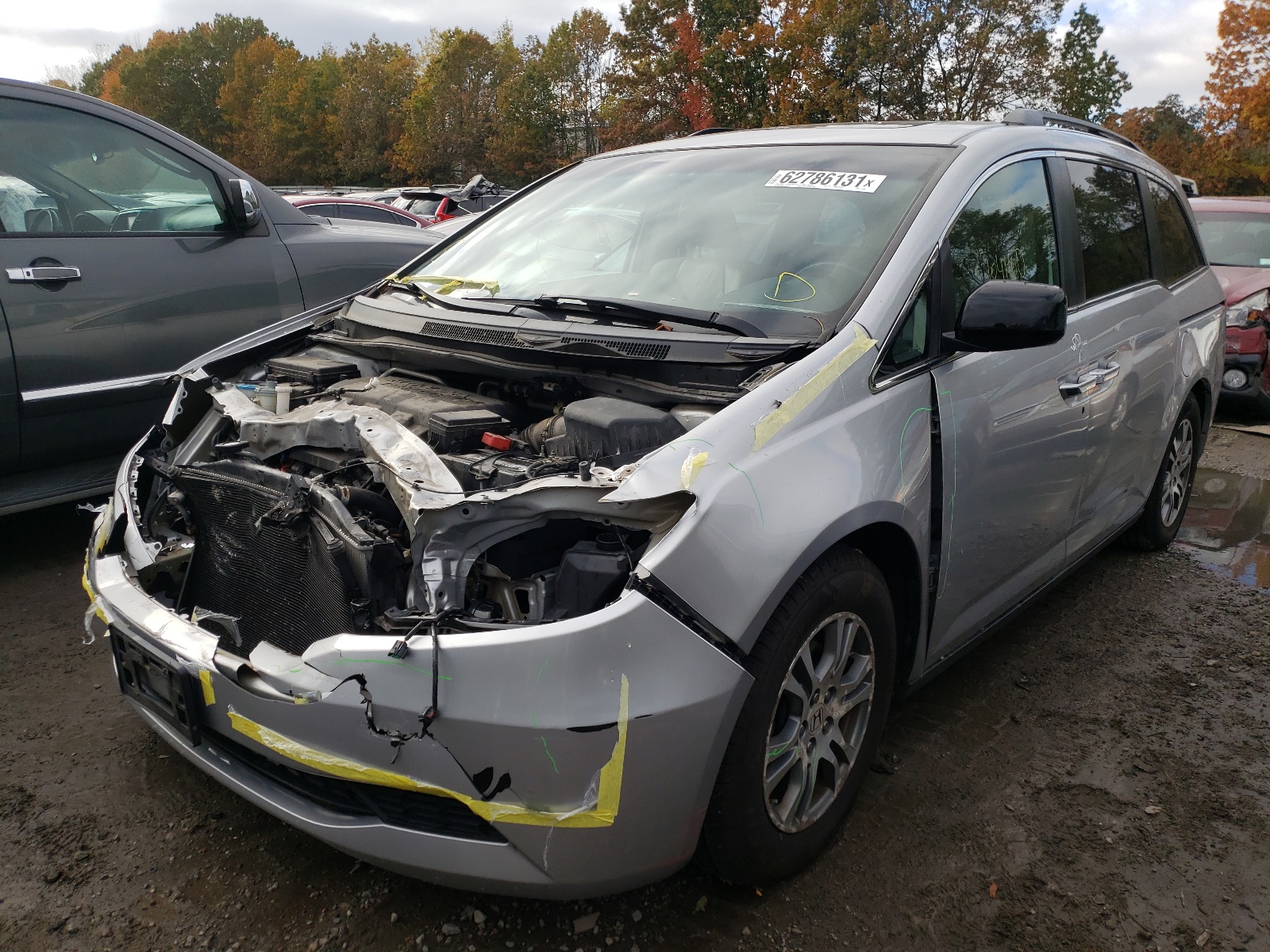 Photo 2 from auction – 2012 HONDA ODYSSEY EX with VIN 5FNRL5H69CB123354