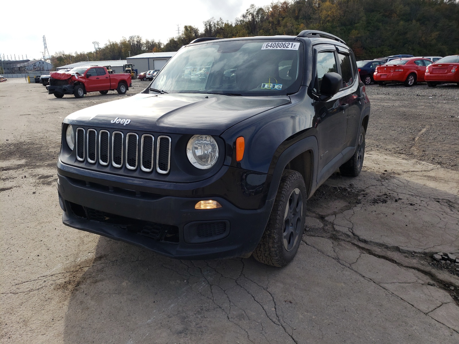 Photo 2 from auction – 2018 JEEP RENEGADE S with VIN ZACCJBAH0JPH38984