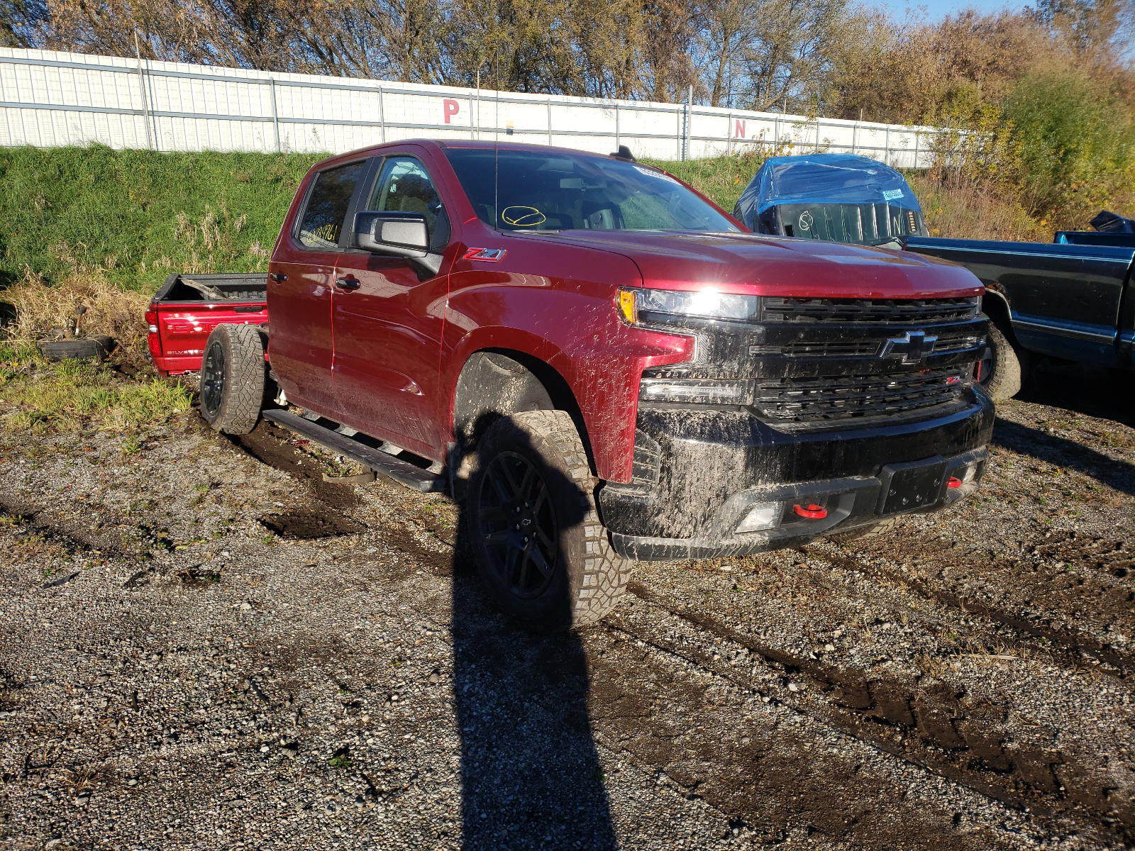 CHEVROLET SILVERADO 2021 with VIN 1GCPYFED3MZ296848 - Photo from auction