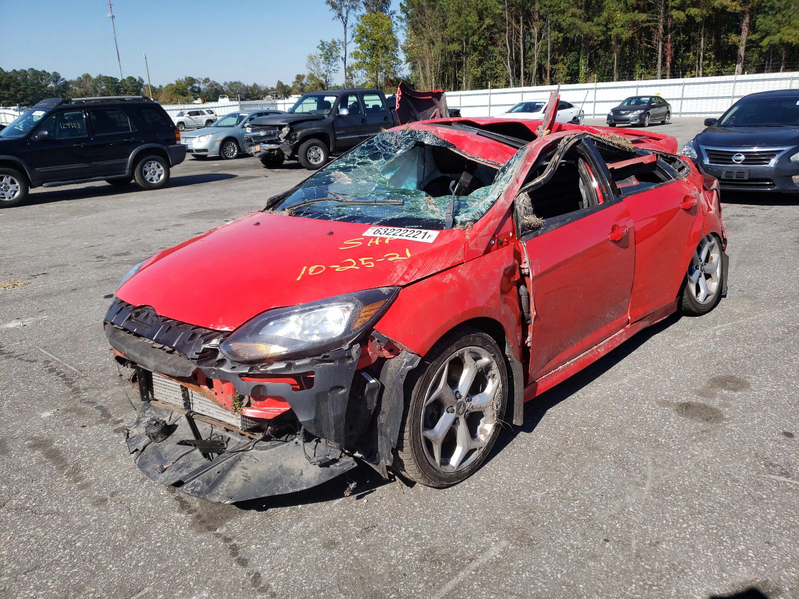 Photo 2 from auction – 2013 FORD FOCUS ST with VIN 1FADP3L94DL100072
