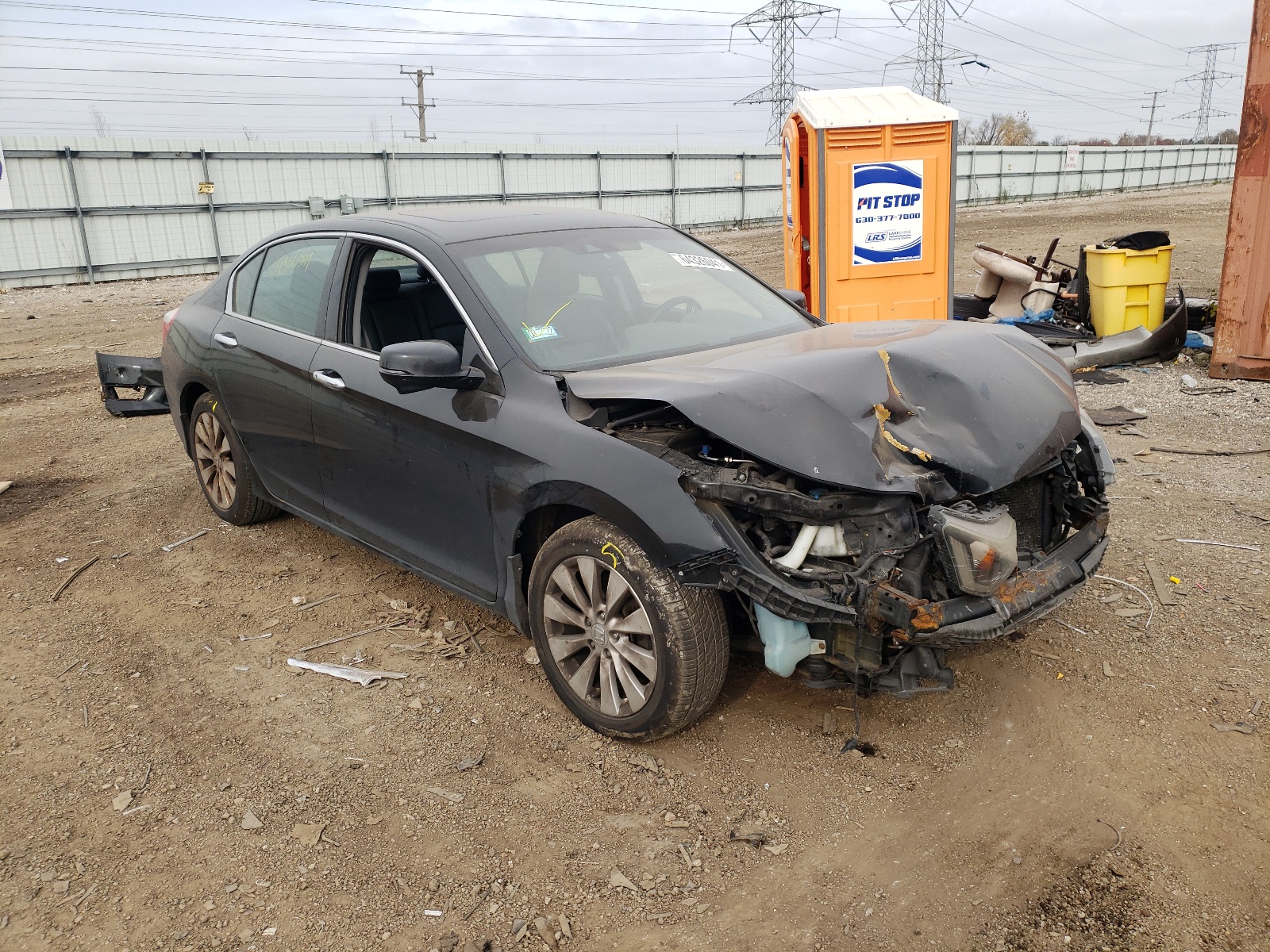 HONDA ACCORD EXL 2013 with VIN 1HGCR3F83DA021797 - Photo from auction