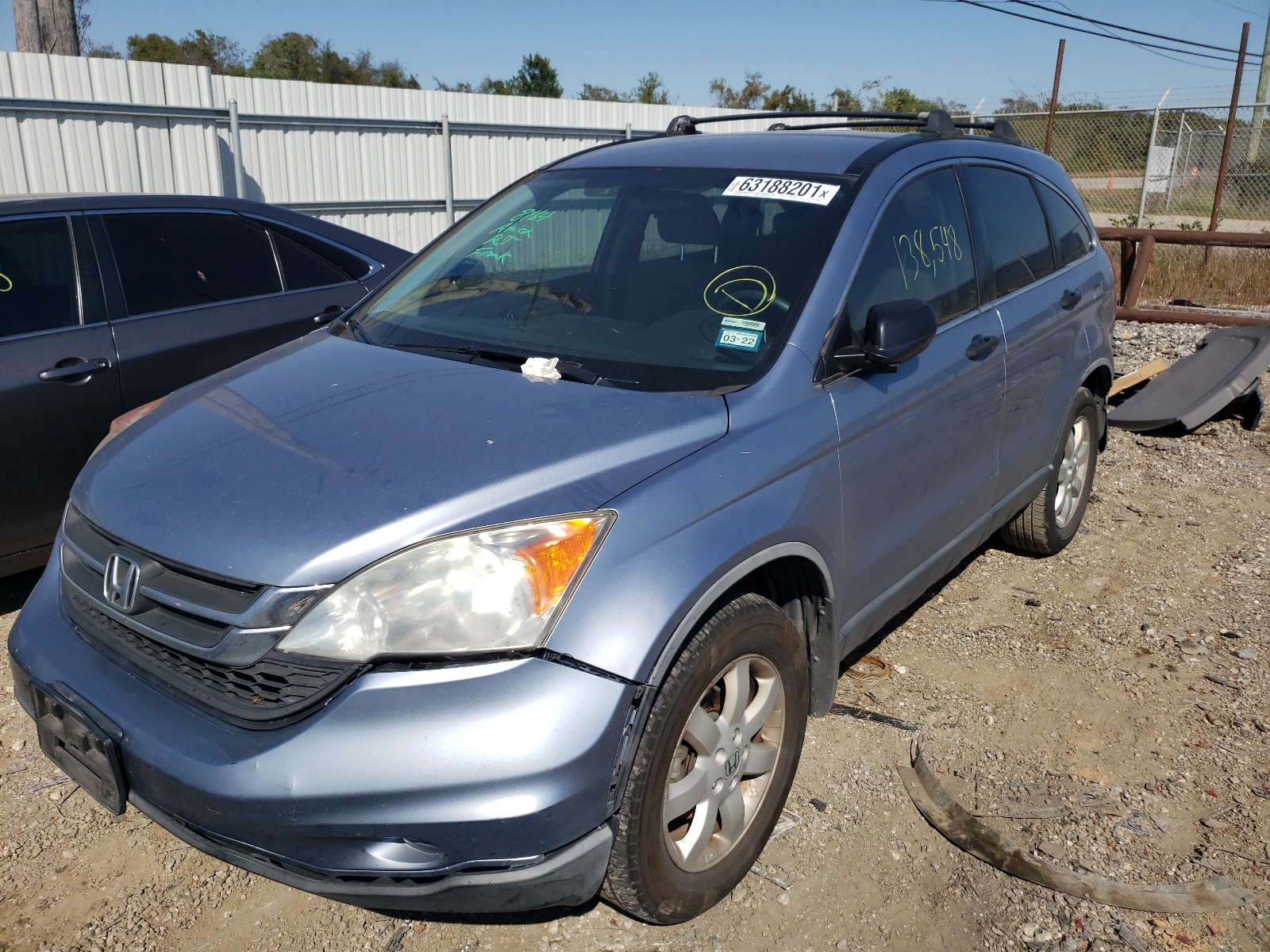 Photo 2 from auction – 2011 HONDA CR-V SE with VIN JHLRE3H46BC000400