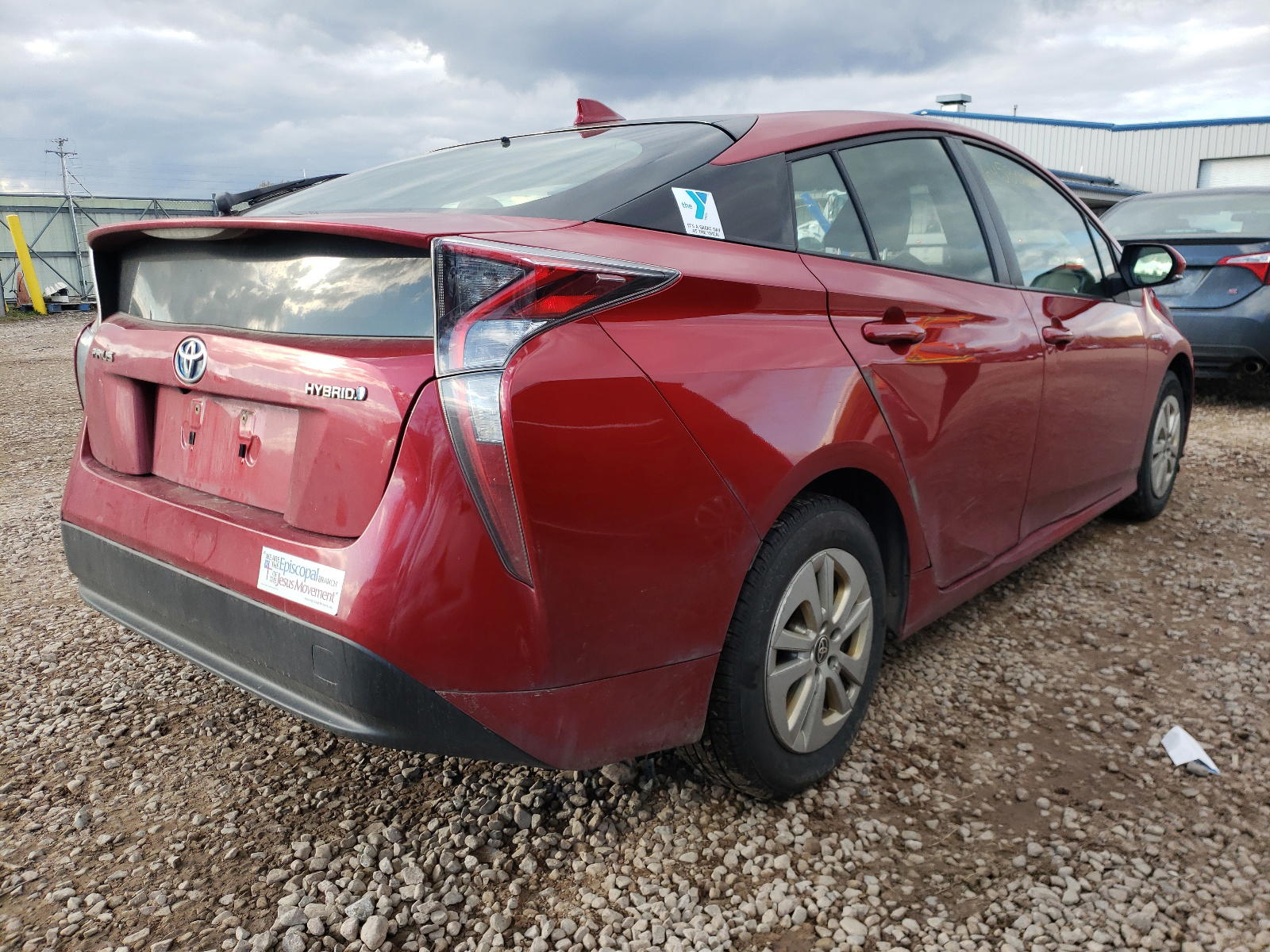 Photo 4 from auction – 2016 TOYOTA PRIUS with VIN JTDKBRFU0G3514540