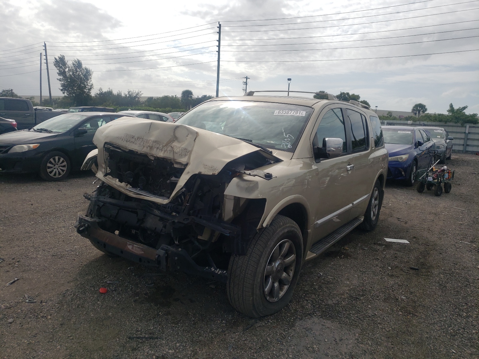 Photo 2 from auction – 2005 INFINITI QX56 with VIN 5N3AA08C25N814082
