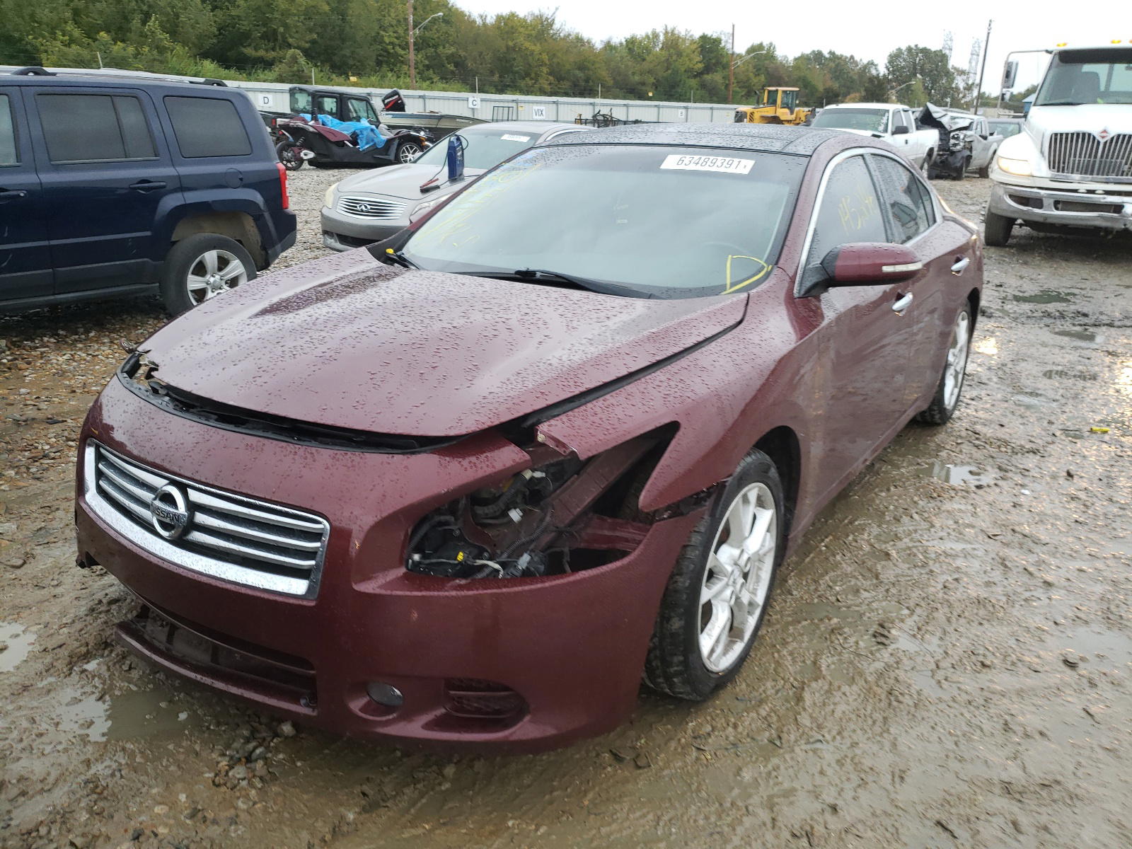 Photo 2 from auction – 2012 NISSAN MAXIMA S with VIN 1N4AA5AP8CC851658