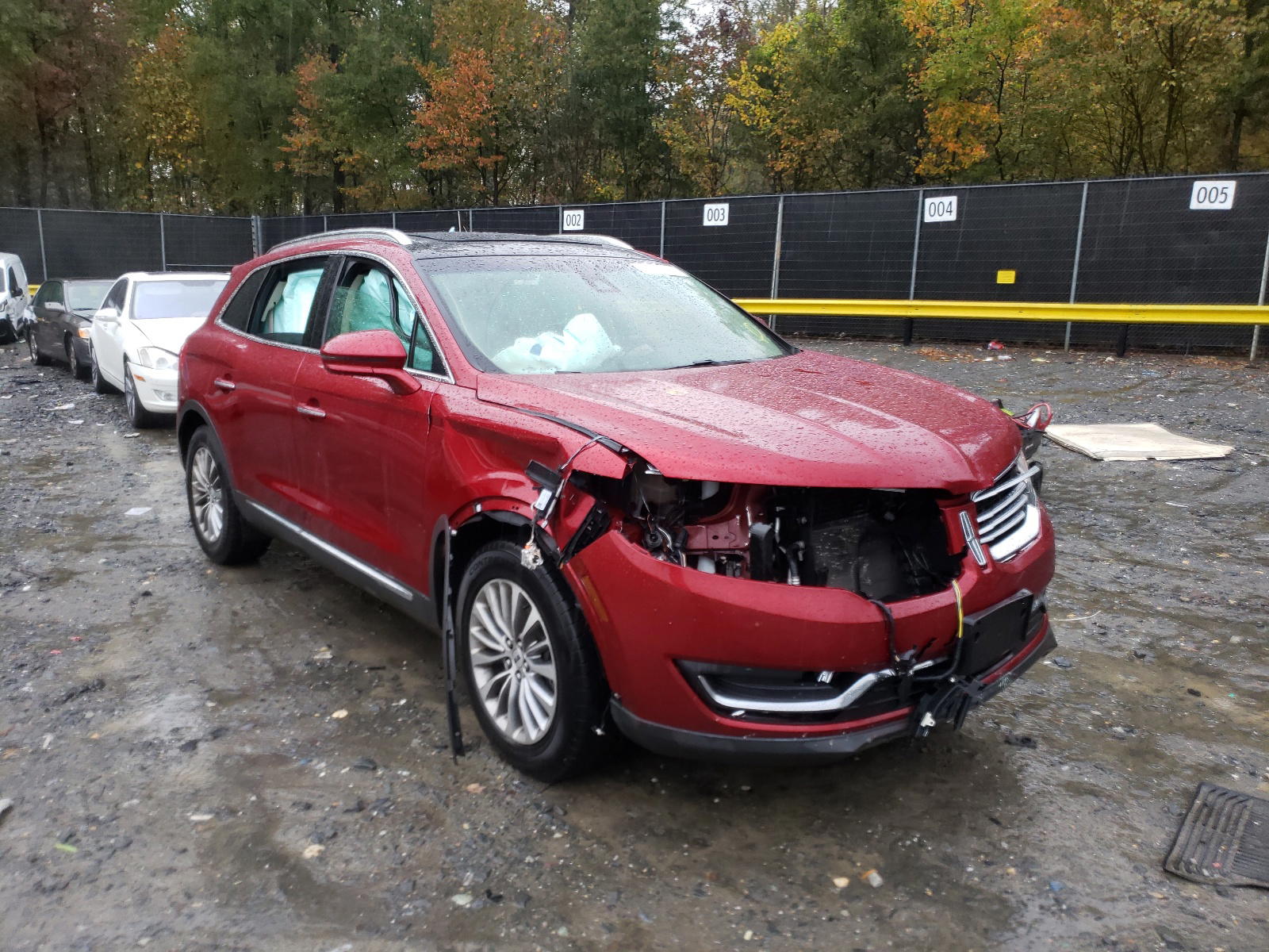 LINCOLN MKX SELECT 2017 with VIN 2LMPJ6KR1HBL12977 - Photo from auction