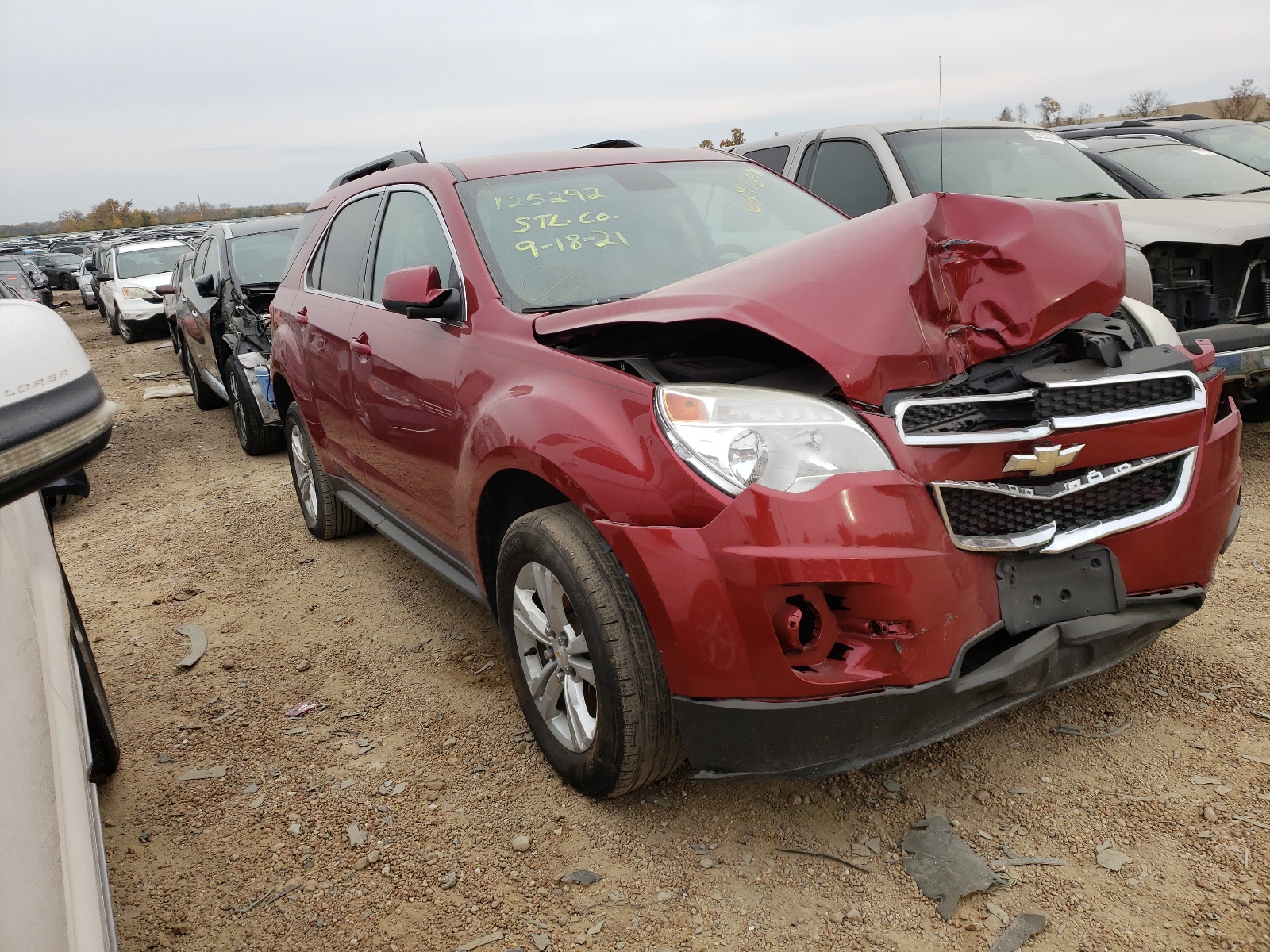 Photo 1 from auction – 2013 CHEVROLET EQUINOX LT with VIN 2GNALDEK3D1163515
