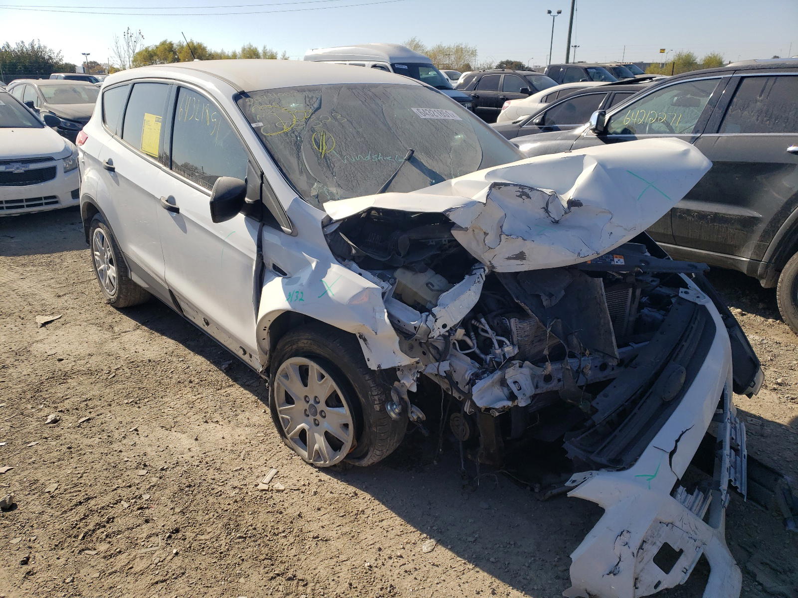 FORD ESCAPE S 2013 with VIN 1FMCU0F7XDUC85323 - Photo from auction