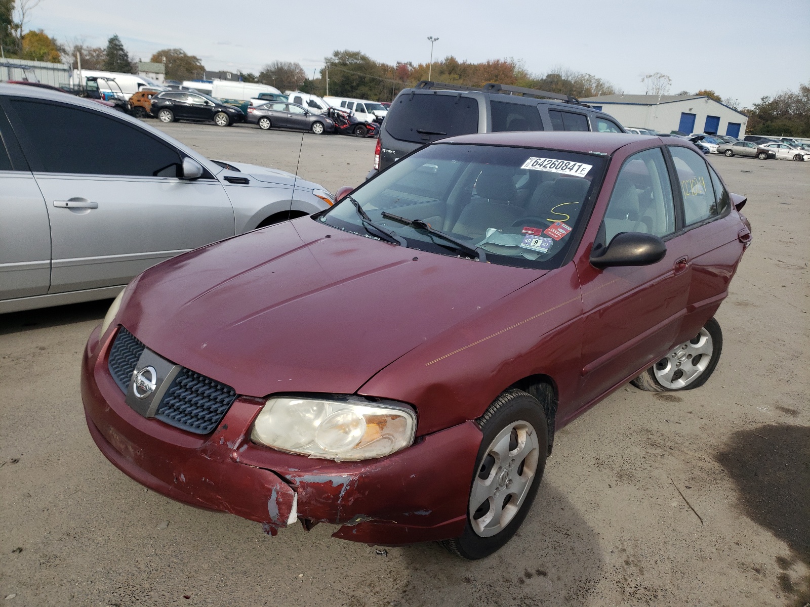 Photo 2 from auction – 2004 NISSAN SENTRA with VIN 3N1CB51DX4L475284