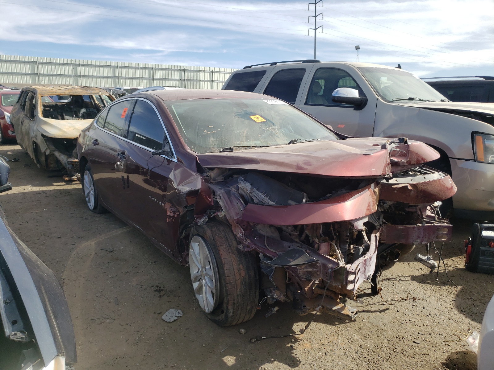 Photo 1 from auction – 2016 CHEVROLET MALIBU LT with VIN 1G1ZE5ST2GF245542