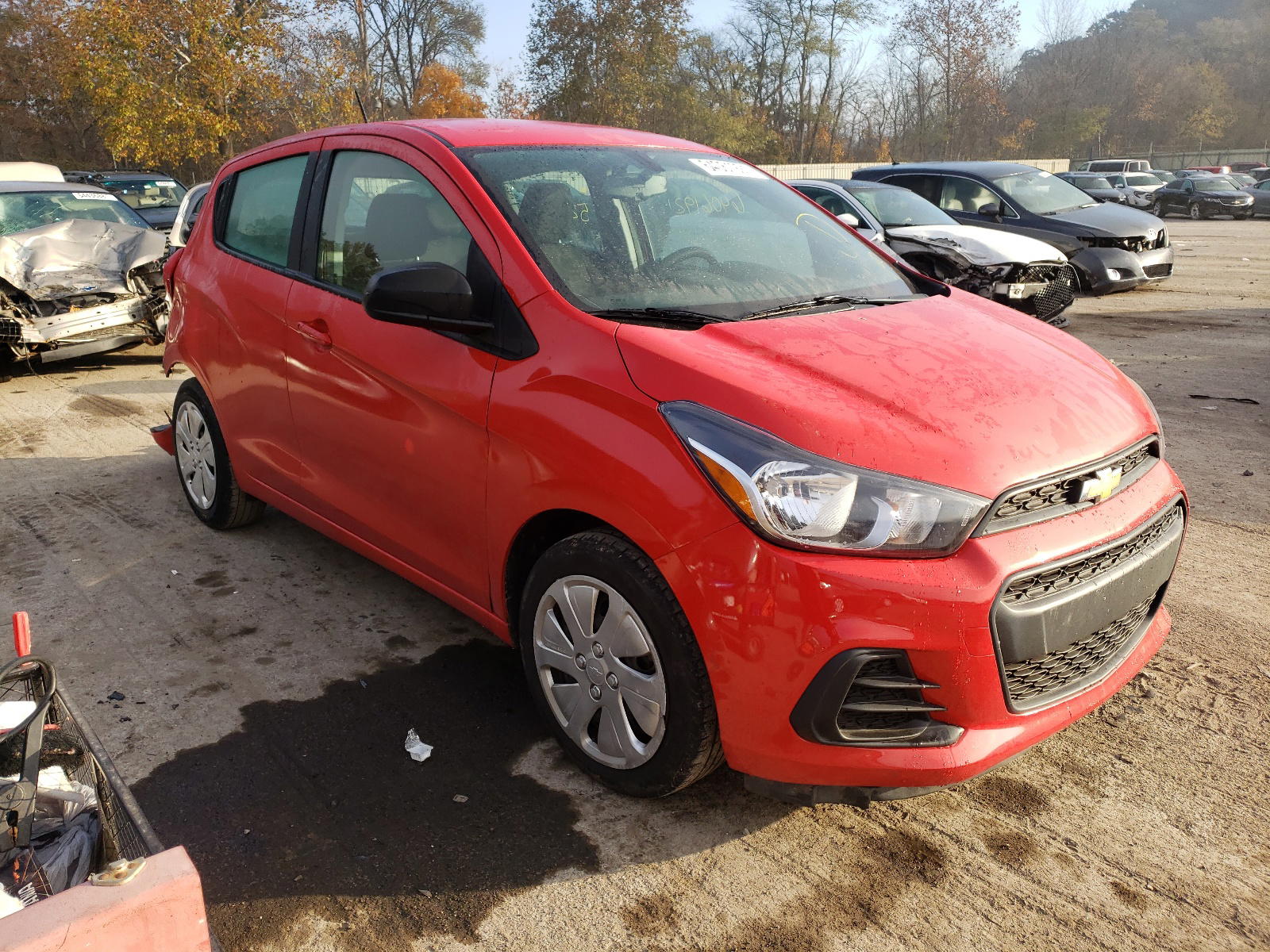 CHEVROLET SPARK LS 2017 with VIN KL8CB6SA7HC728059 - Photo from auction