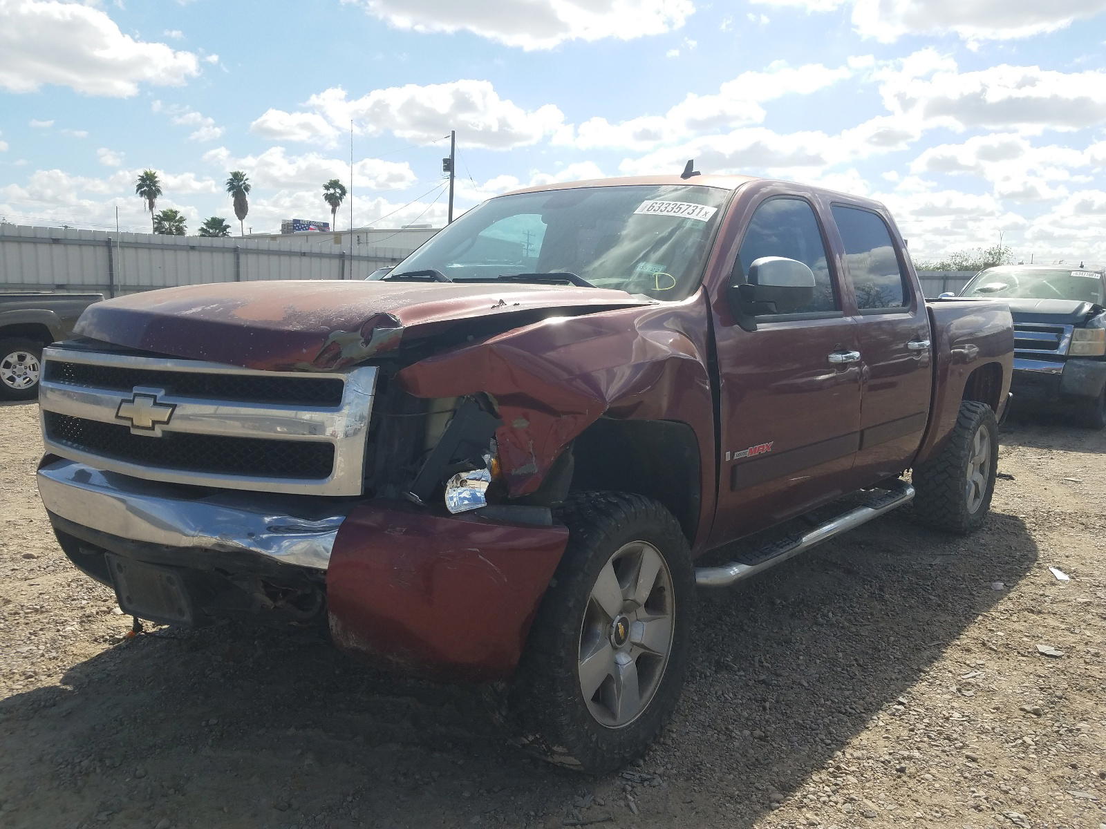 Photo 2 from auction – 2008 CHEVROLET SILVERADO with VIN 2GCEC13C381165792