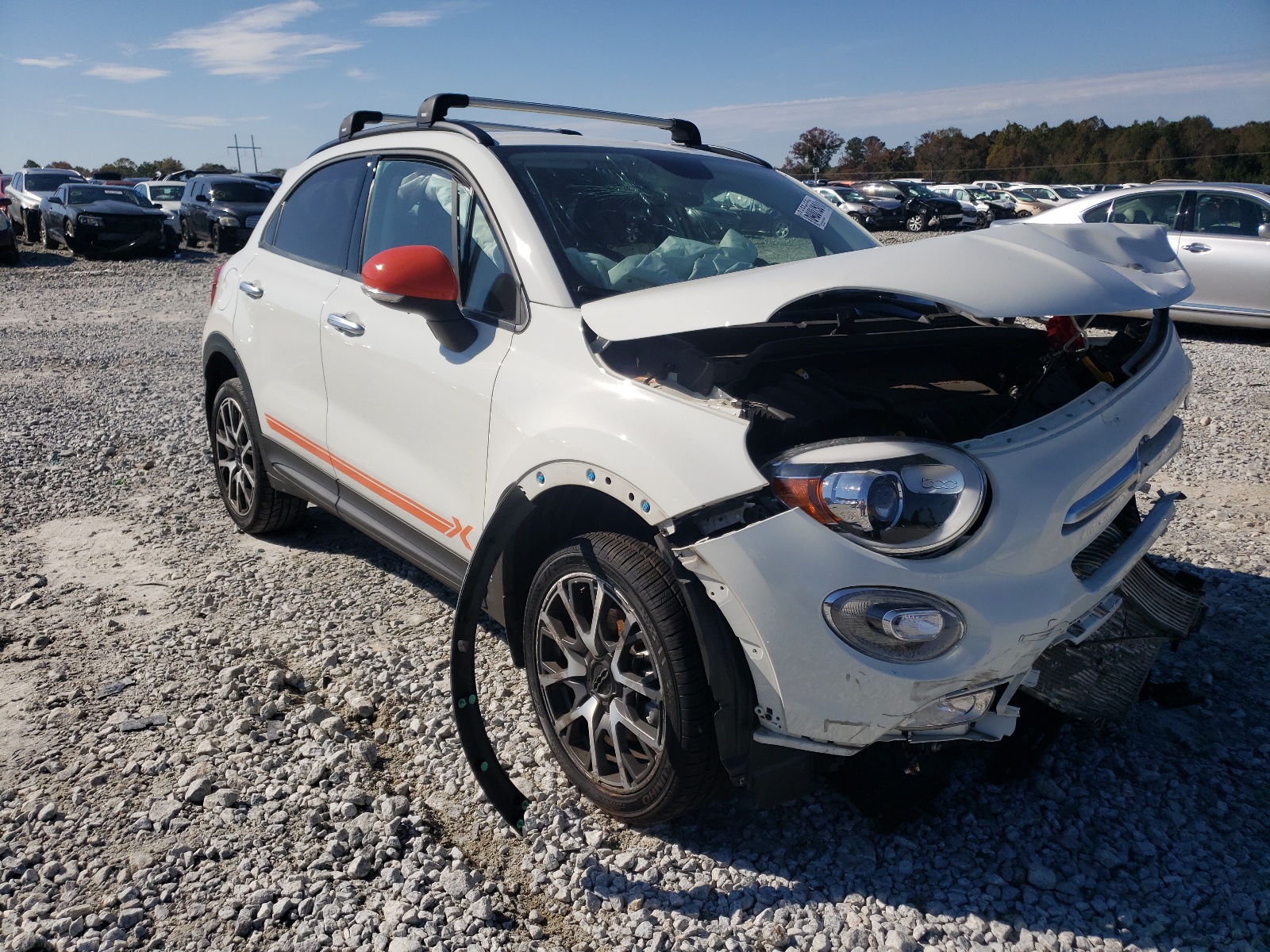 FIAT 500X TREKK 2018 with VIN ZFBCFXCB7JP707450 - Photo from auction