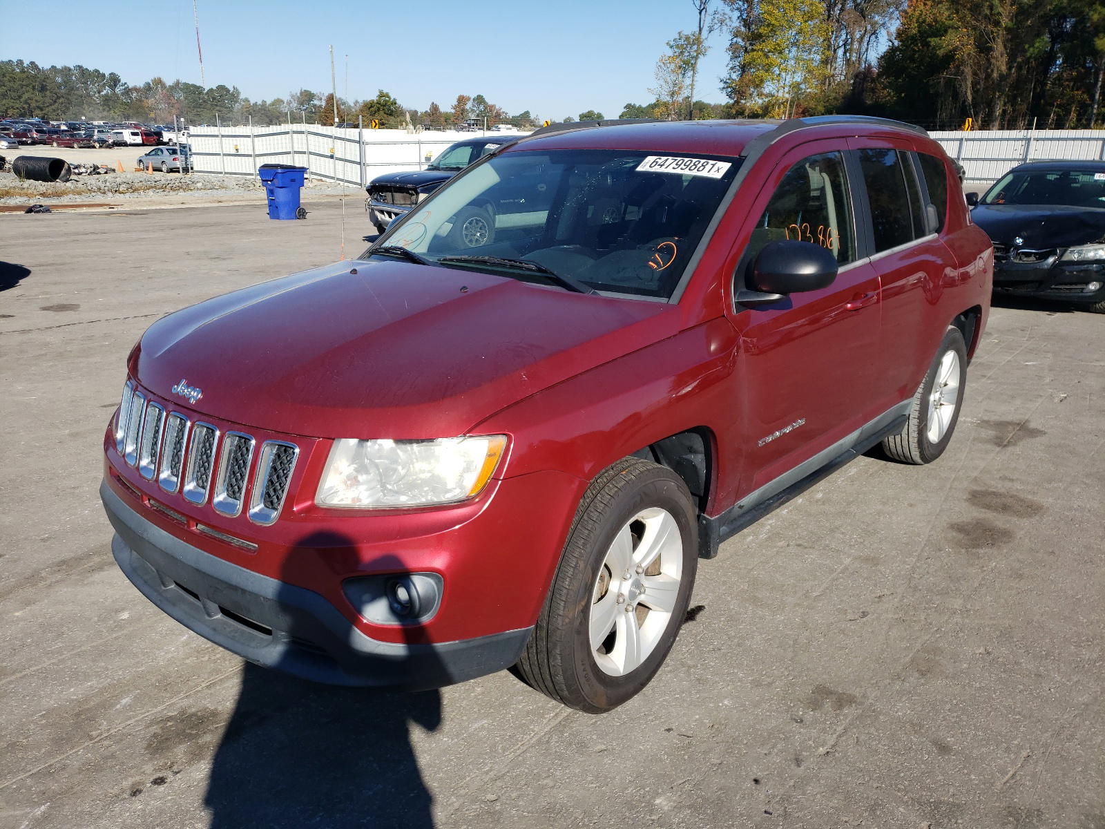 Photo 2 from auction – 2011 JEEP COMPASS SP with VIN 1J4NT1FB9BD189295