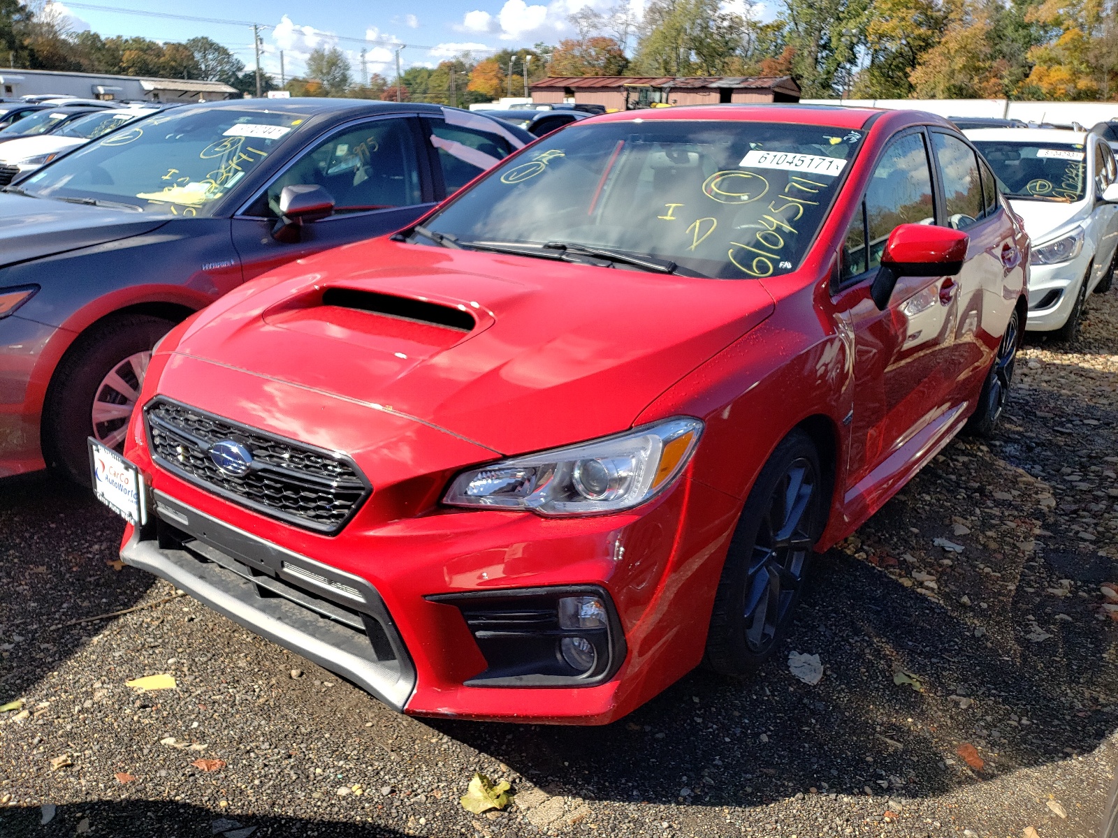 Photo 2 from auction – 2019 SUBARU WRX PREMIU with VIN JF1VA1F67K8813818
