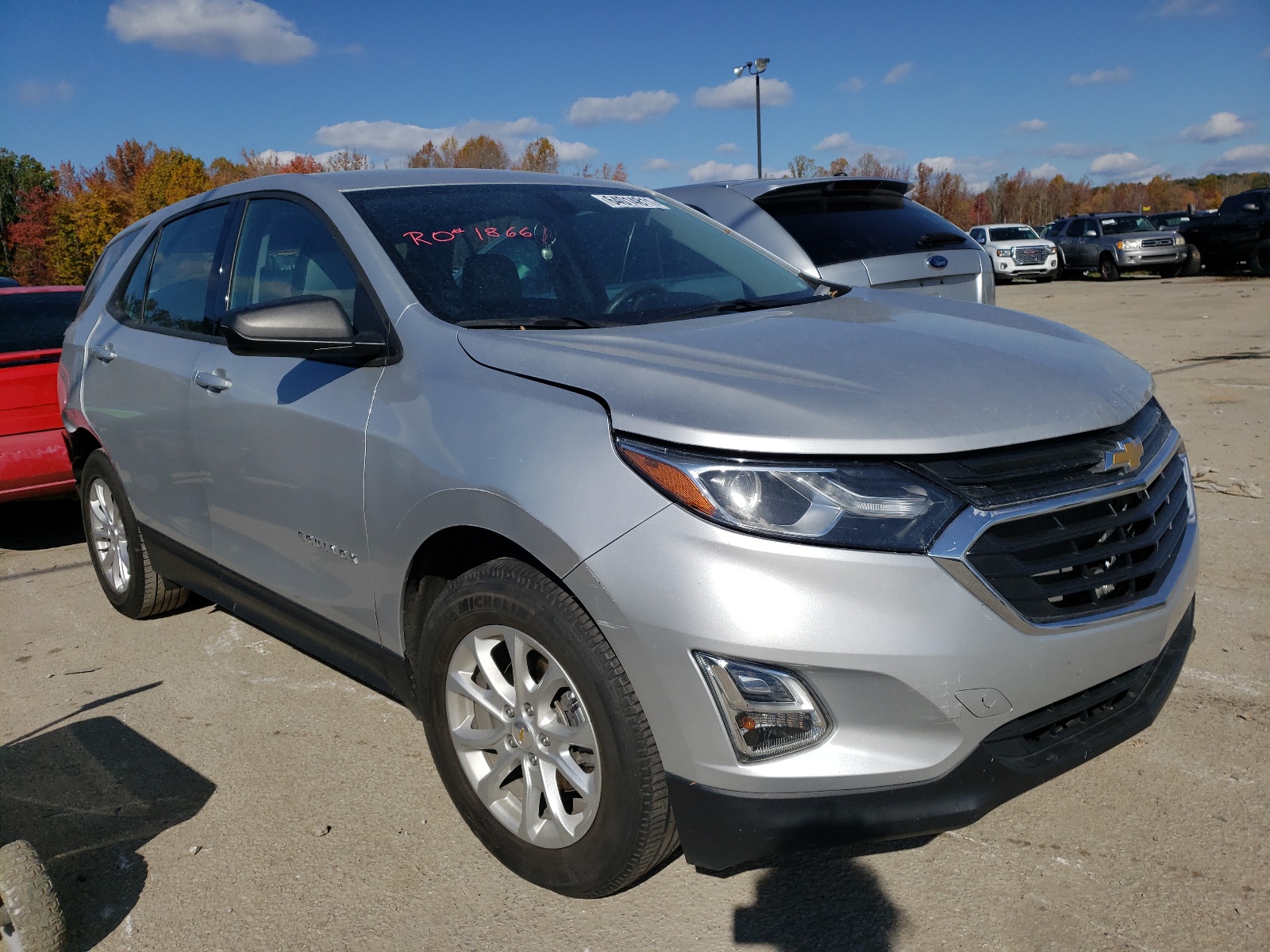 CHEVROLET EQUINOX LS 2018 with VIN 2GNAXHEV5J6210953 - Photo from auction