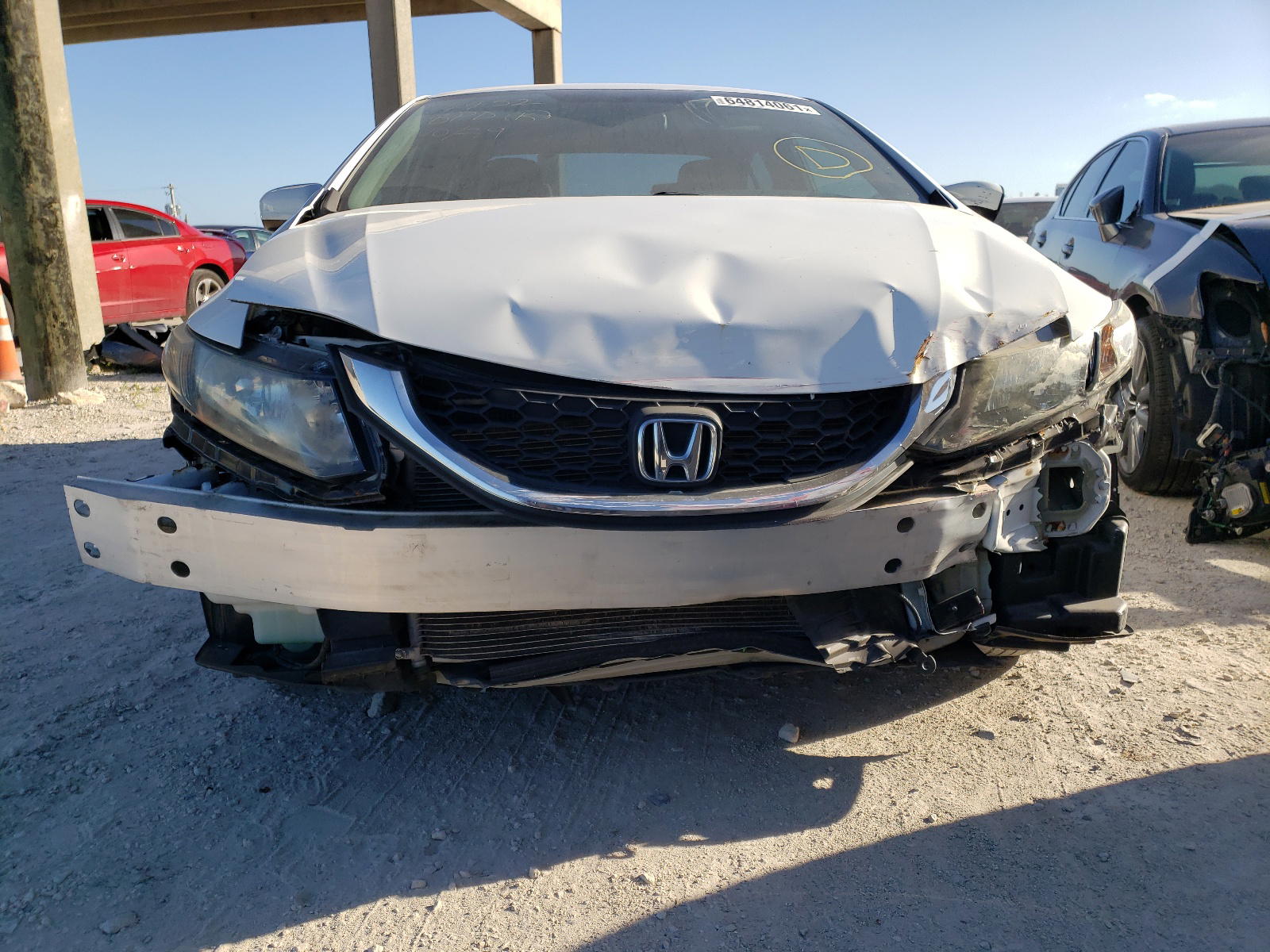 Photo 9 from auction – 2014 HONDA CIVIC LX with VIN 19XFB2F52EE014452