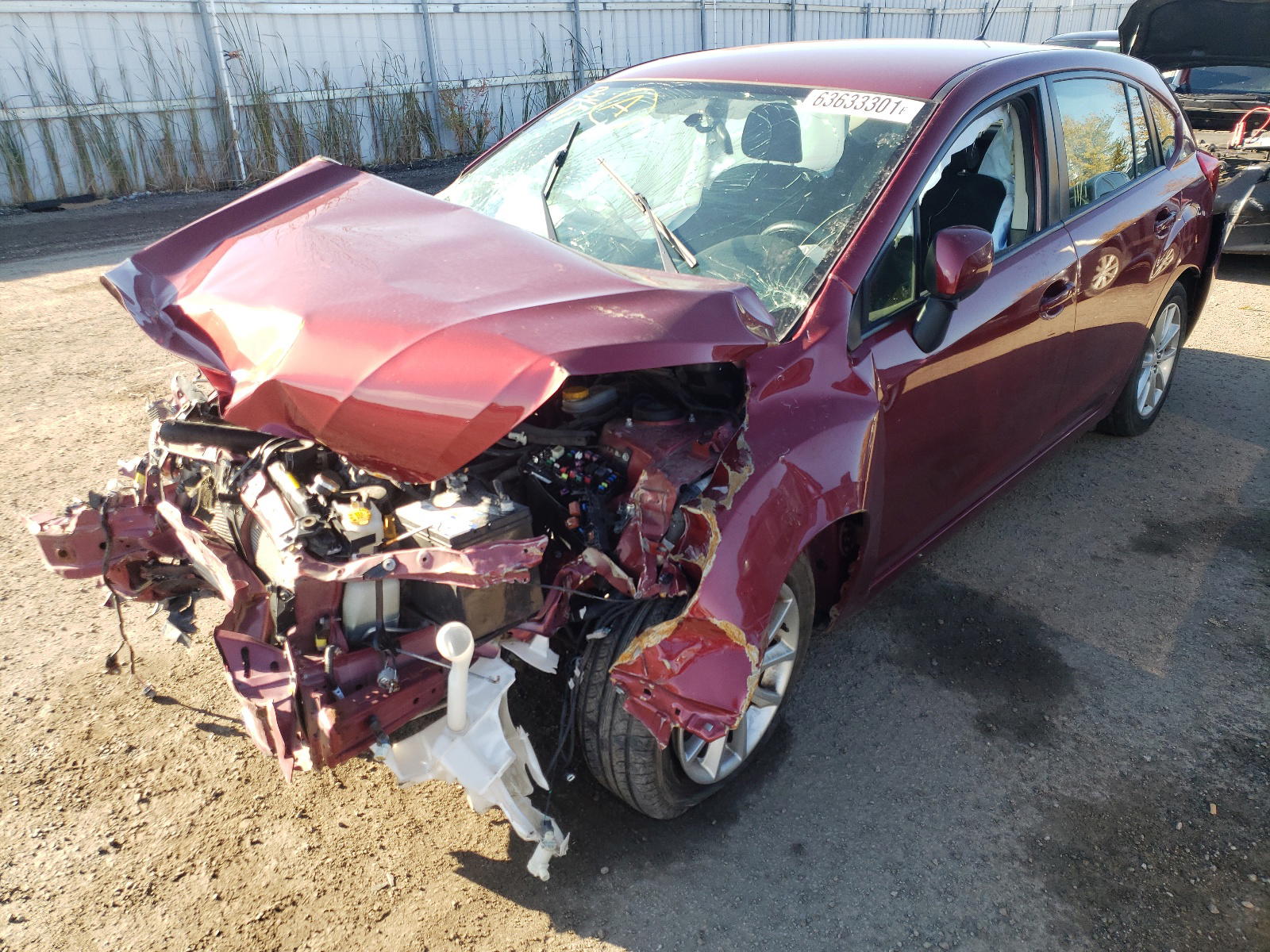 Photo 2 from auction – 2014 SUBARU IMPREZA PR with VIN JF1GPAC63E8210901