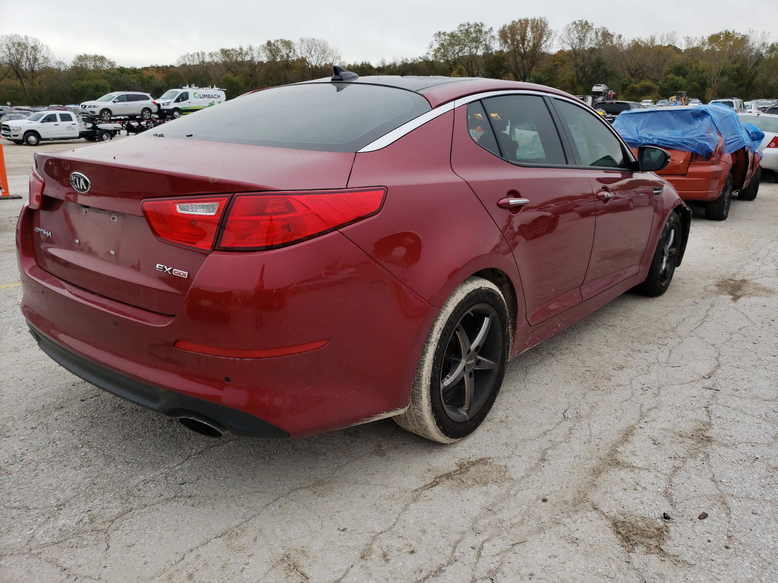 Photo 4 from auction – 2015 KIA OPTIMA EX with VIN 5XXGN4A71FG501067