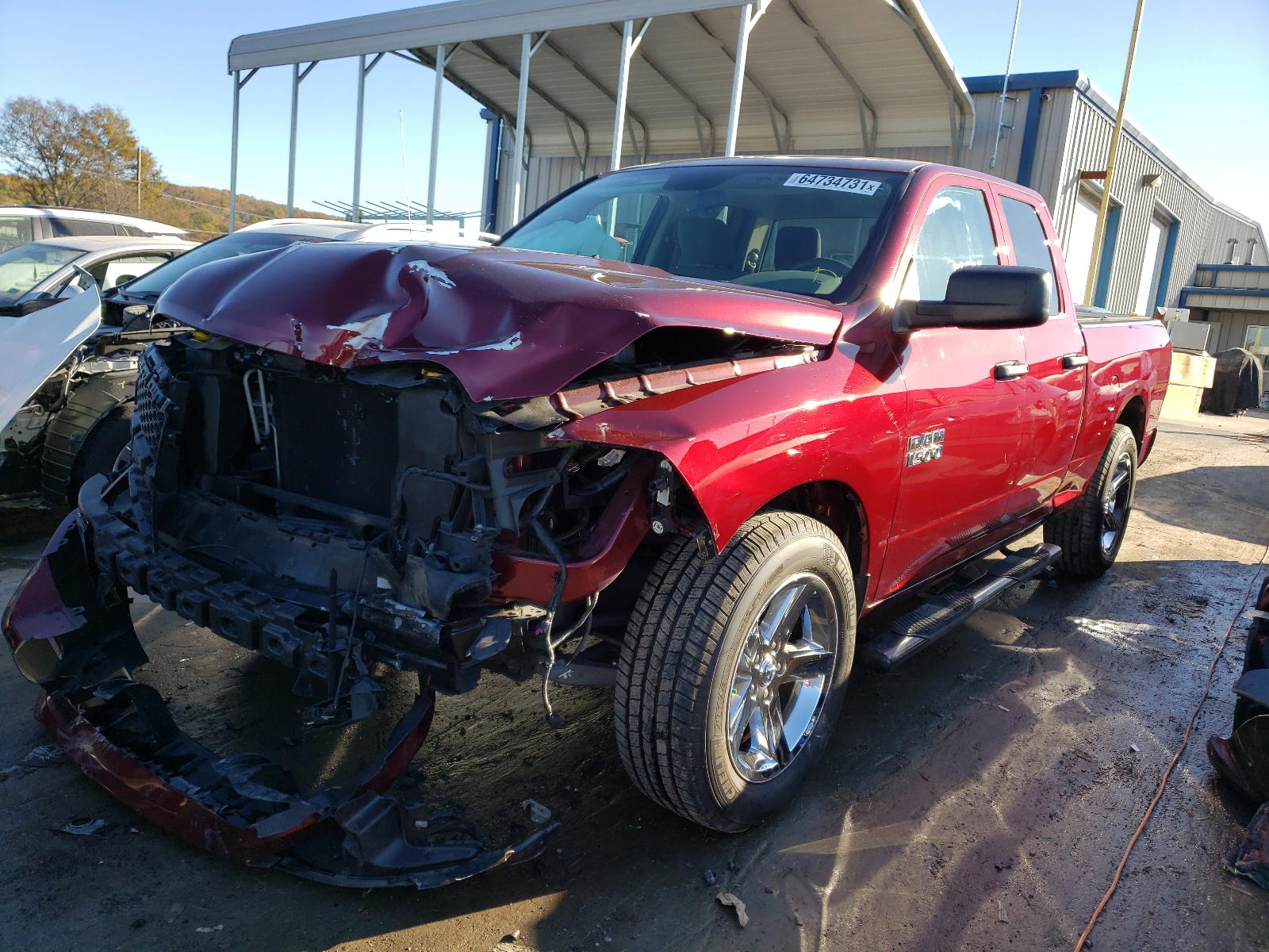 Photo 2 from auction – 2018 RAM 1500 ST with VIN 1C6RR6FGXJS239735