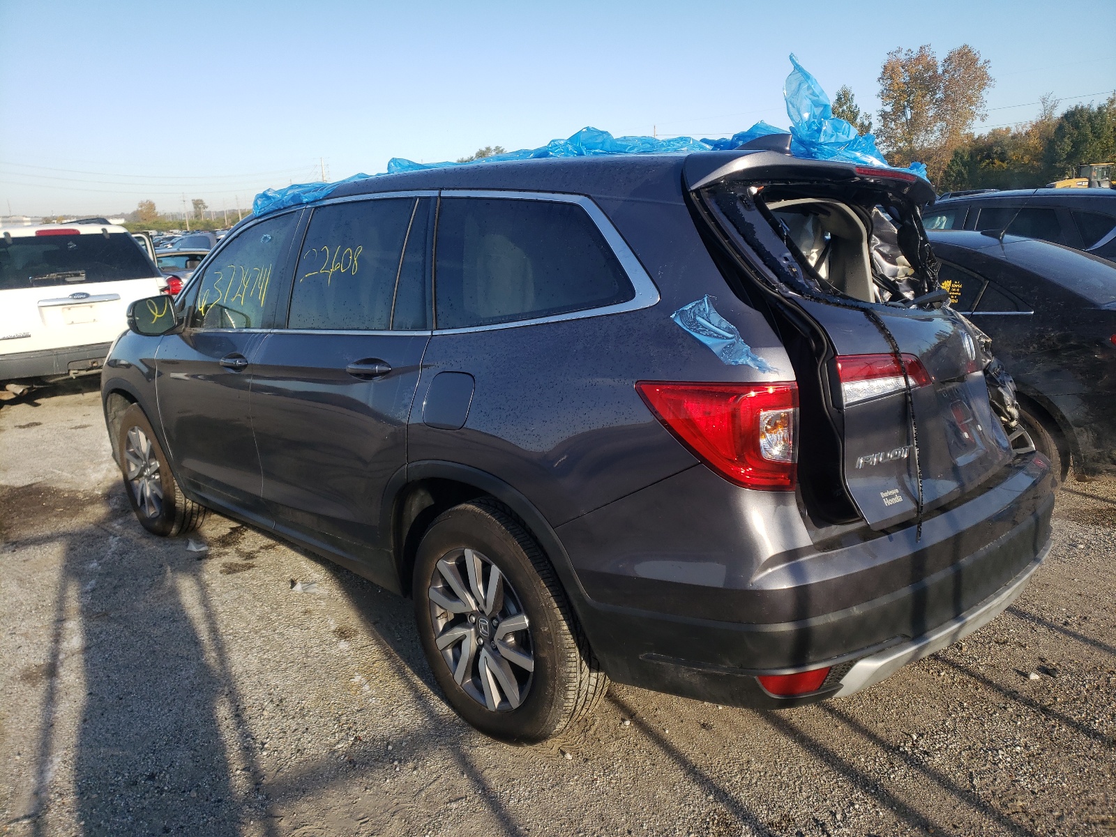 Photo 3 from auction – 2020 HONDA PILOT EXL with VIN 5FNYF5H55LB024721