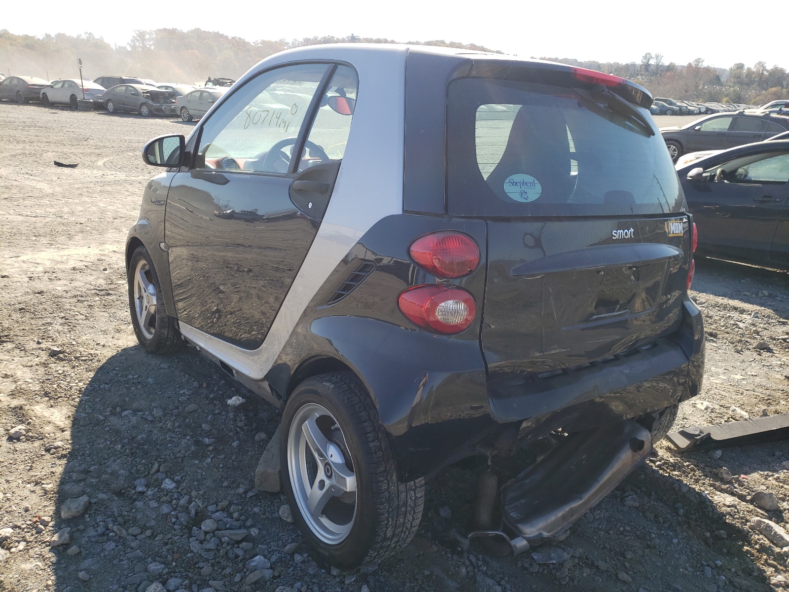 Photo 3 from auction – 2013 SMART FORTWO PUR with VIN WMEEJ3BA7DK635402