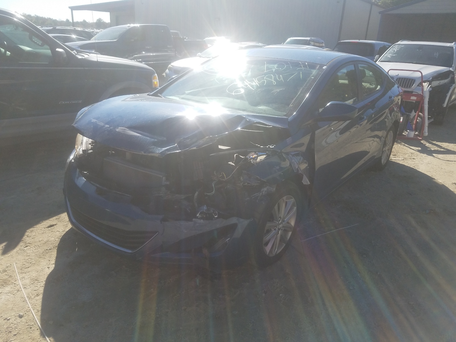 Photo 2 from auction – 2014 HYUNDAI ELANTRA with VIN KMHDH4AE4EU160230