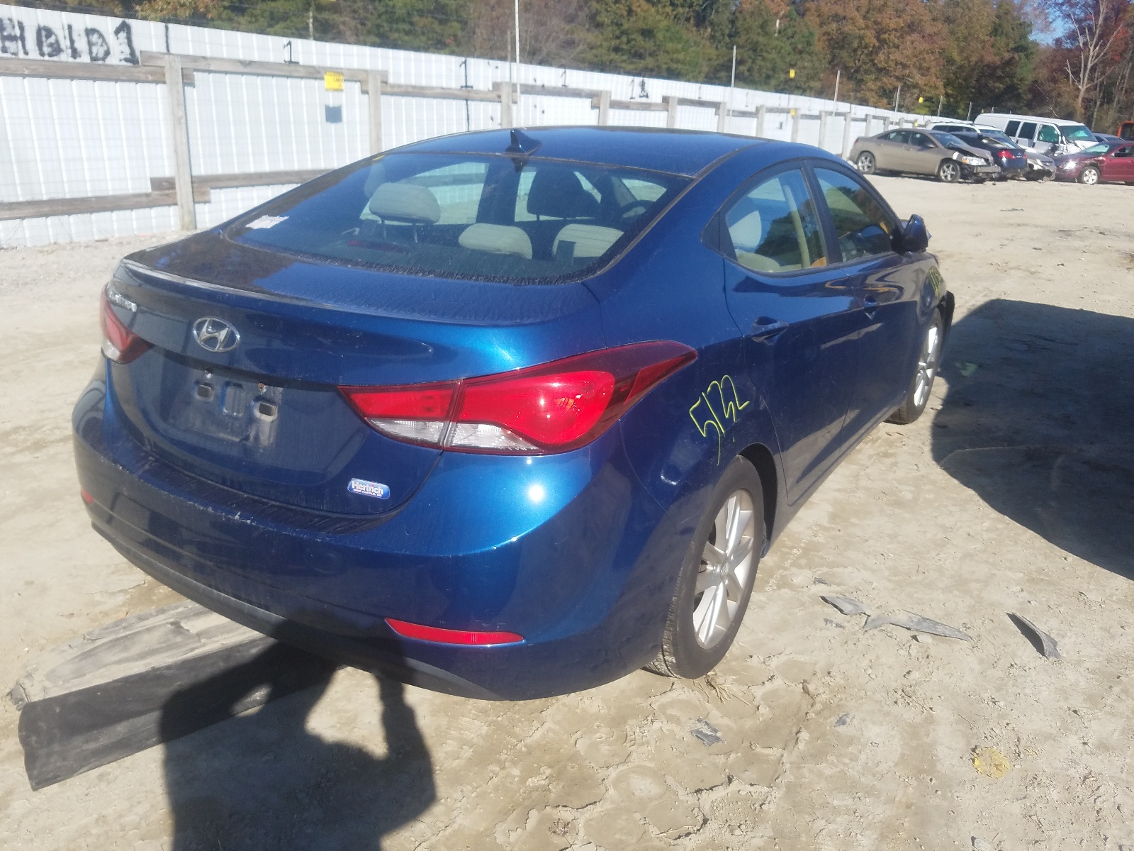Photo 4 from auction – 2014 HYUNDAI ELANTRA with VIN KMHDH4AE4EU160230