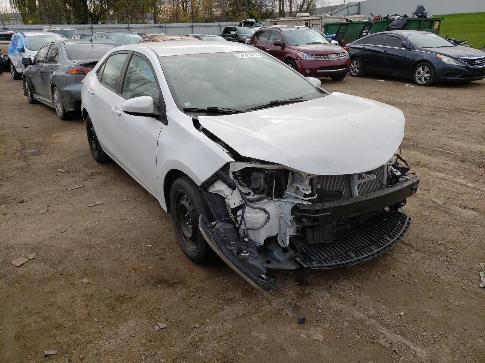 TOYOTA COROLLA L 2014 with VIN 2T1BURHE5EC213797 - Photo from auction