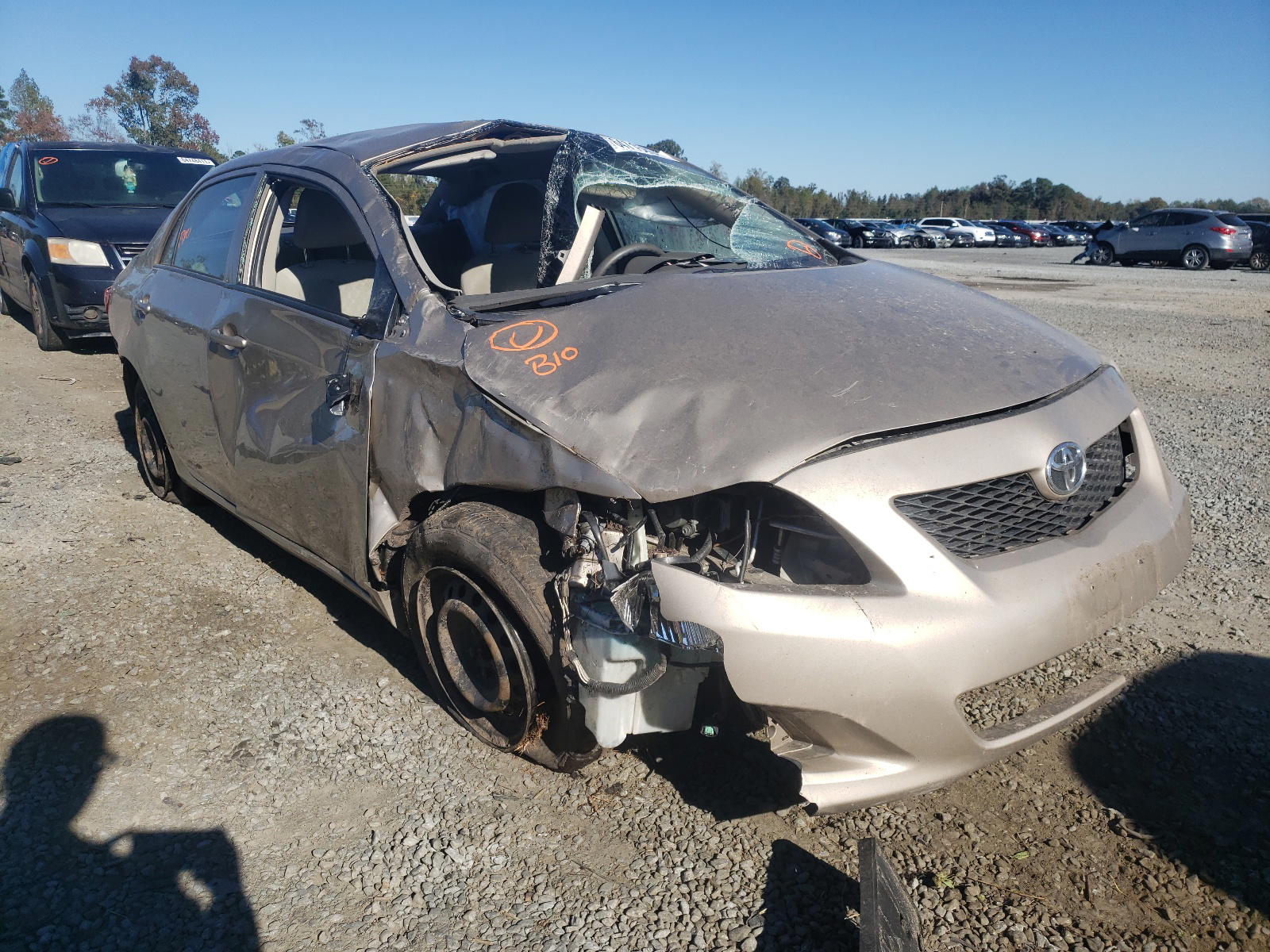 TOYOTA COROLLA BA 2009 with VIN 2T1BU40E49C162068 - Photo from auction