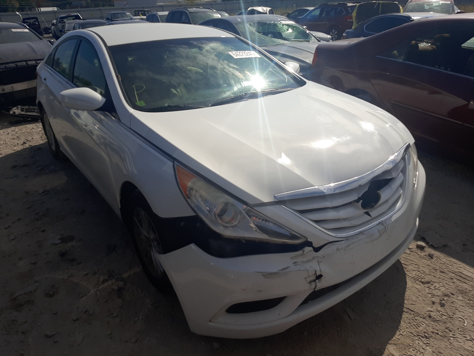 Photo 1 from auction – 2013 HYUNDAI SONATA GLS with VIN 5NPEB4AC3DH800655