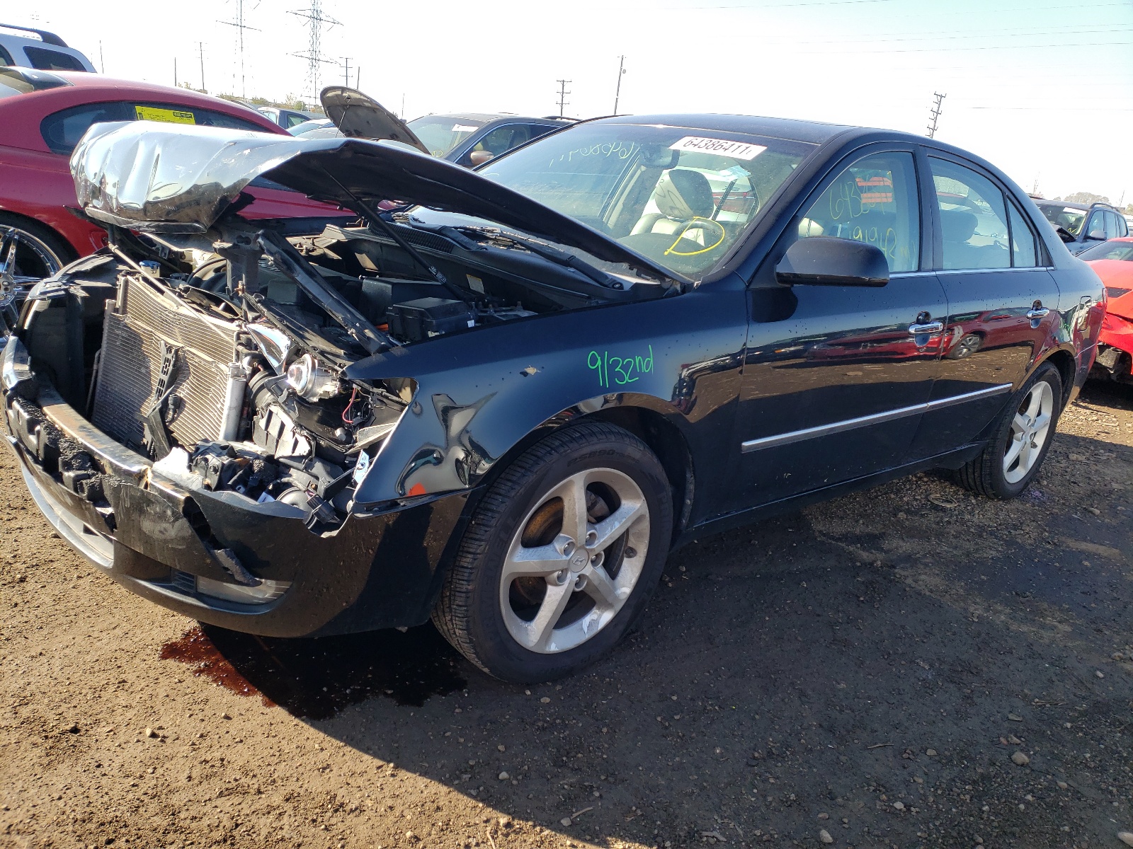 Photo 2 from auction – 2008 HYUNDAI SONATA SE with VIN 5NPEU46CX8H358207