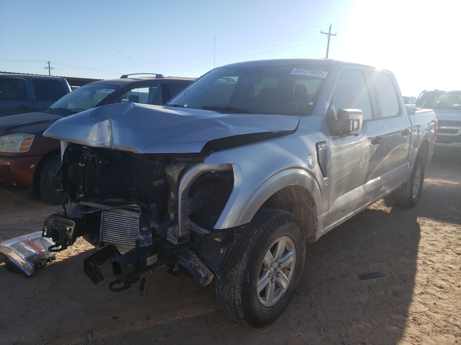 Photo 2 from auction – 2021 FORD F150 SUPER with VIN 1FTEW1EP8MFC28587