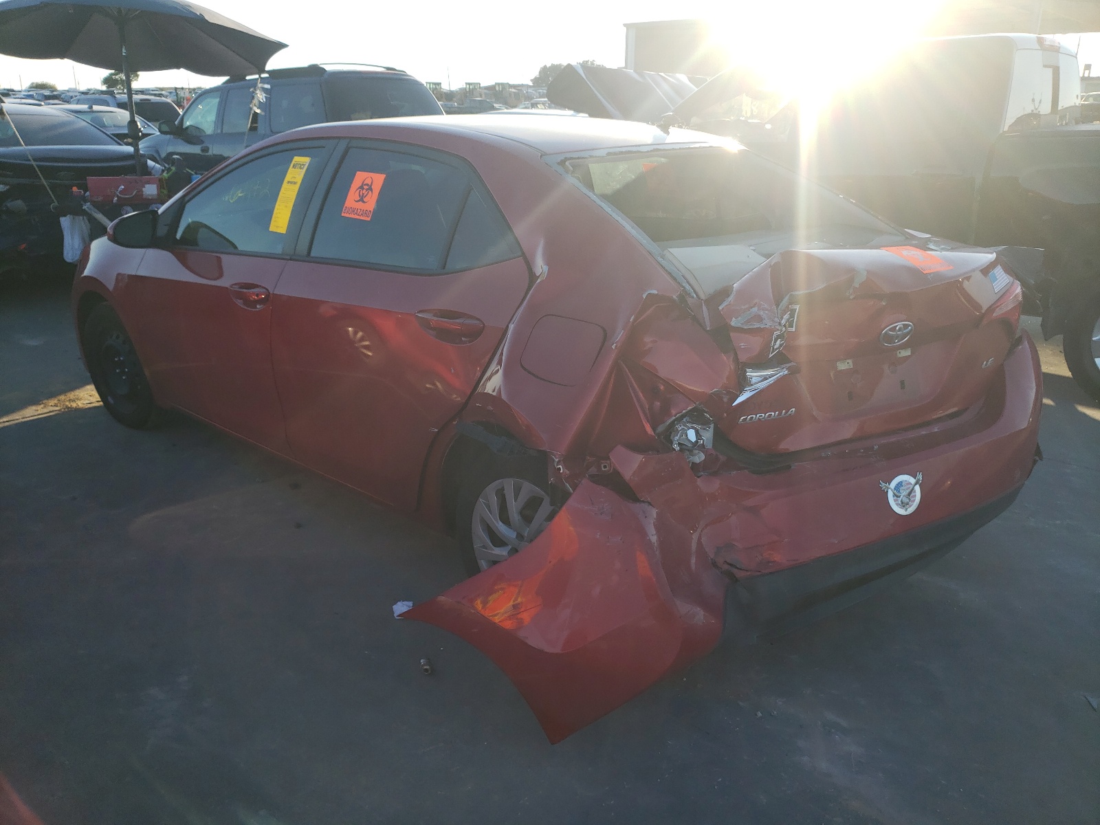 Photo 3 from auction – 2019 TOYOTA COROLLA L with VIN 5YFBURHE2KP879480