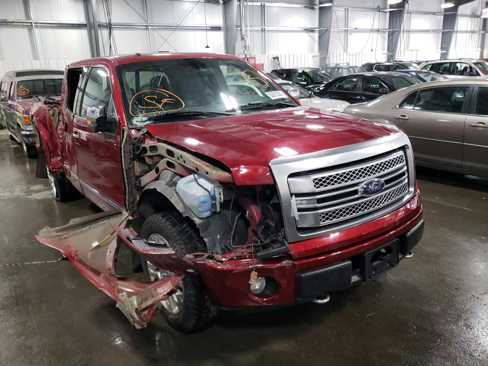 FORD F150 SUPER 2014 with VIN 1FTFW1EF0EFB39755 - Photo from auction