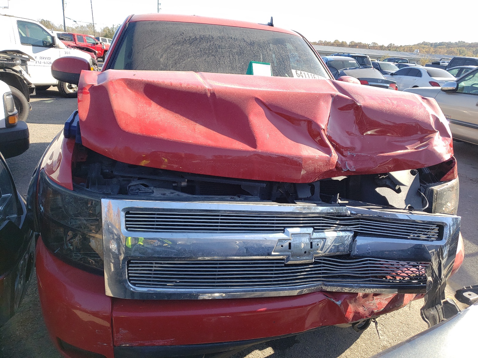 Photo 9 from auction – 2008 CHEVROLET SILVERADO with VIN 1GCEK19J48Z231167