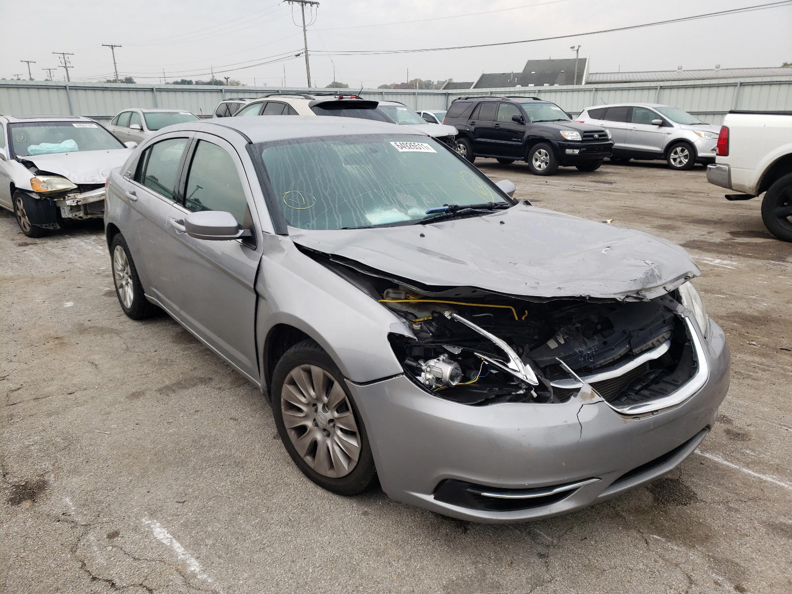CHRYSLER 200 LX 2014 with VIN 1C3CCBAB4EN123220 - Photo from auction